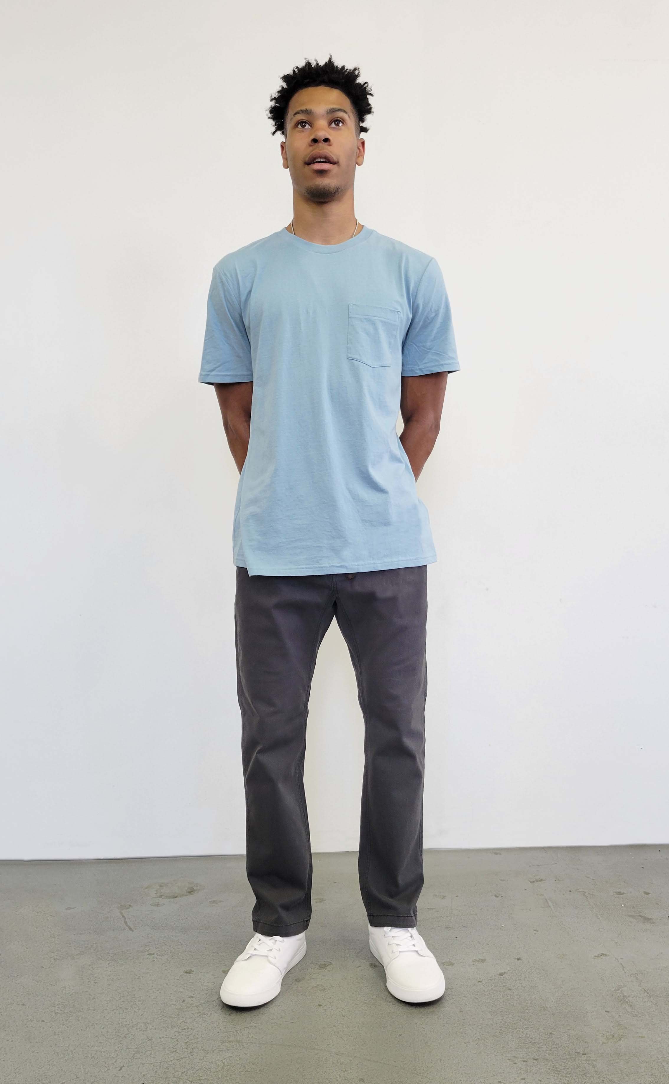 Charcoal Relaxed Trek Pants full view