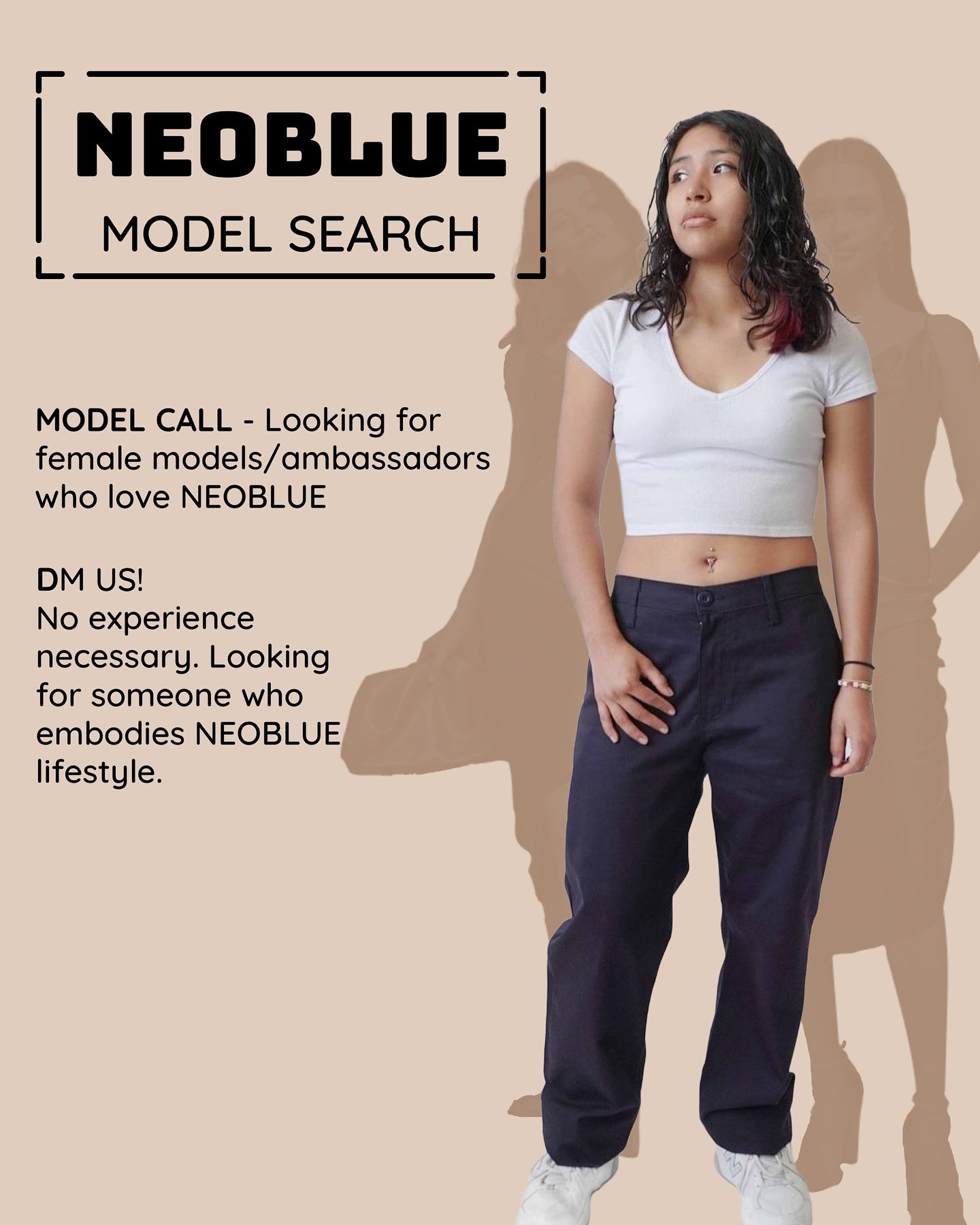 Looking for ambassadors/models who embodies NEOBLUE. DM or tag someone you know. #wearneoblue