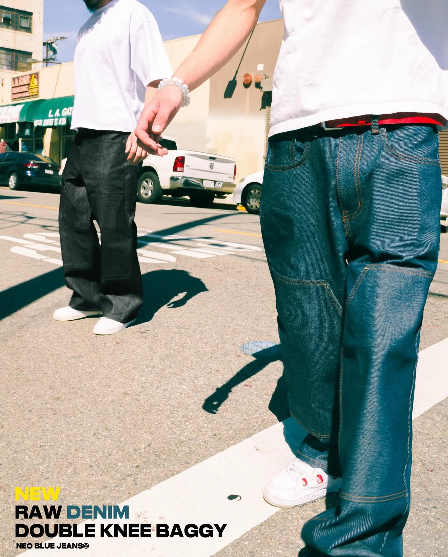 Also dropping the double knee 👖

Double Knee Baggy 

Made in Los Angeles 
Neo blue jeans &copy;