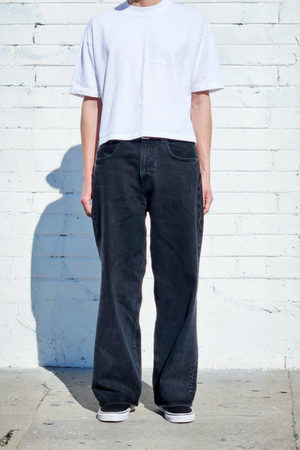 Black Super Baggy Jeans — Neo Blue Jeans – Made-in-USA Baggy Denim