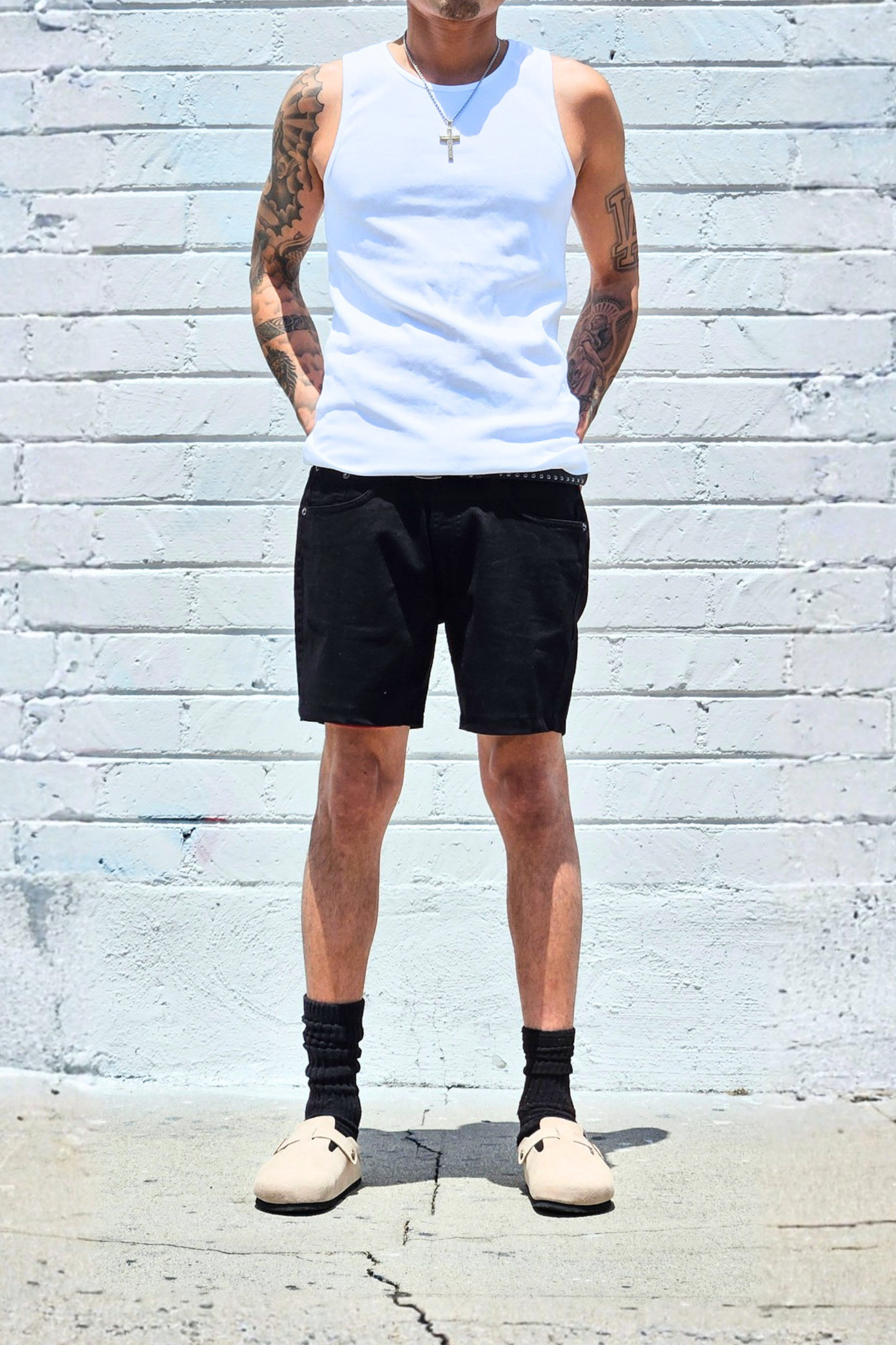 Black Summer Shorts (7