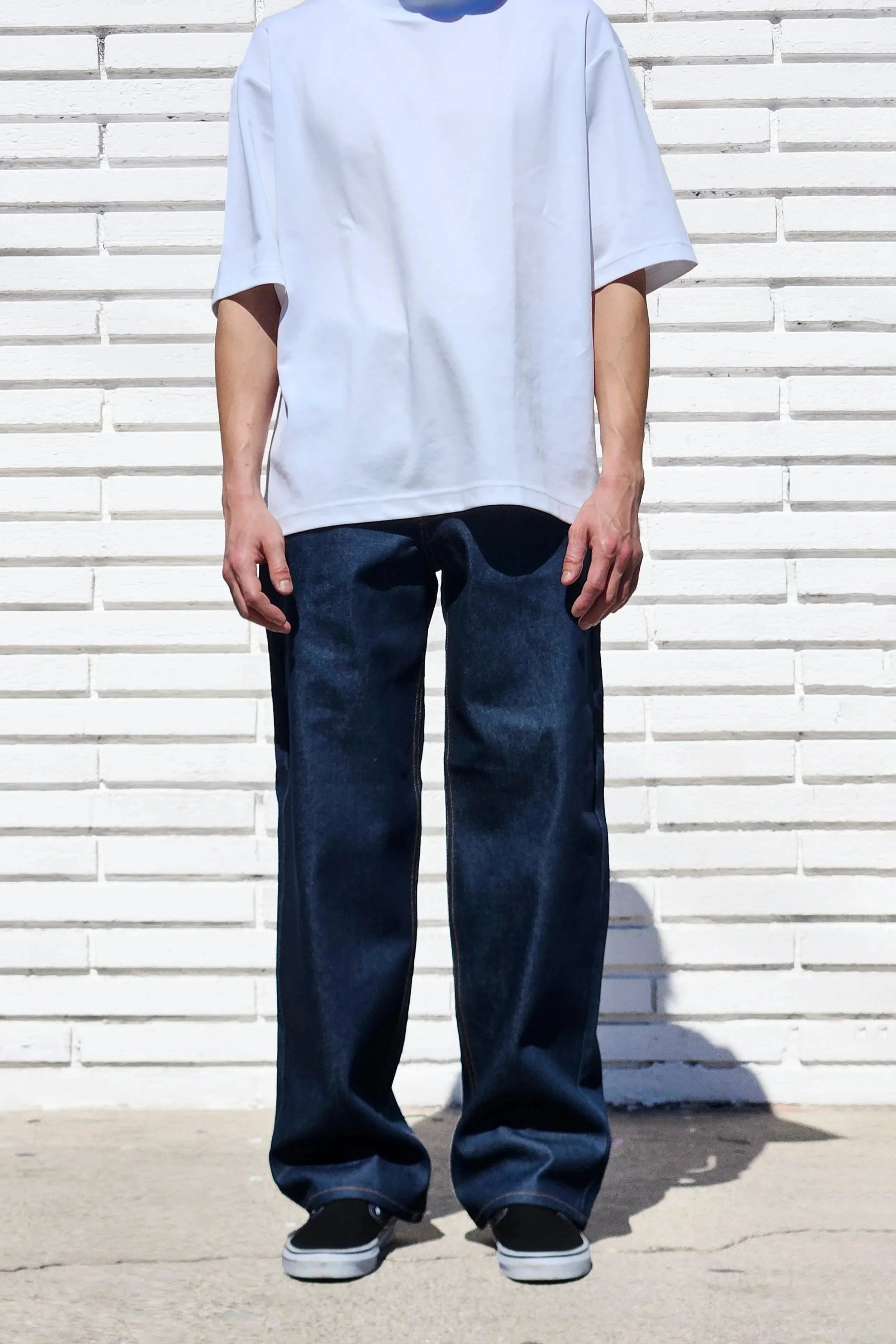 Raw Denim Light Blue Baggy