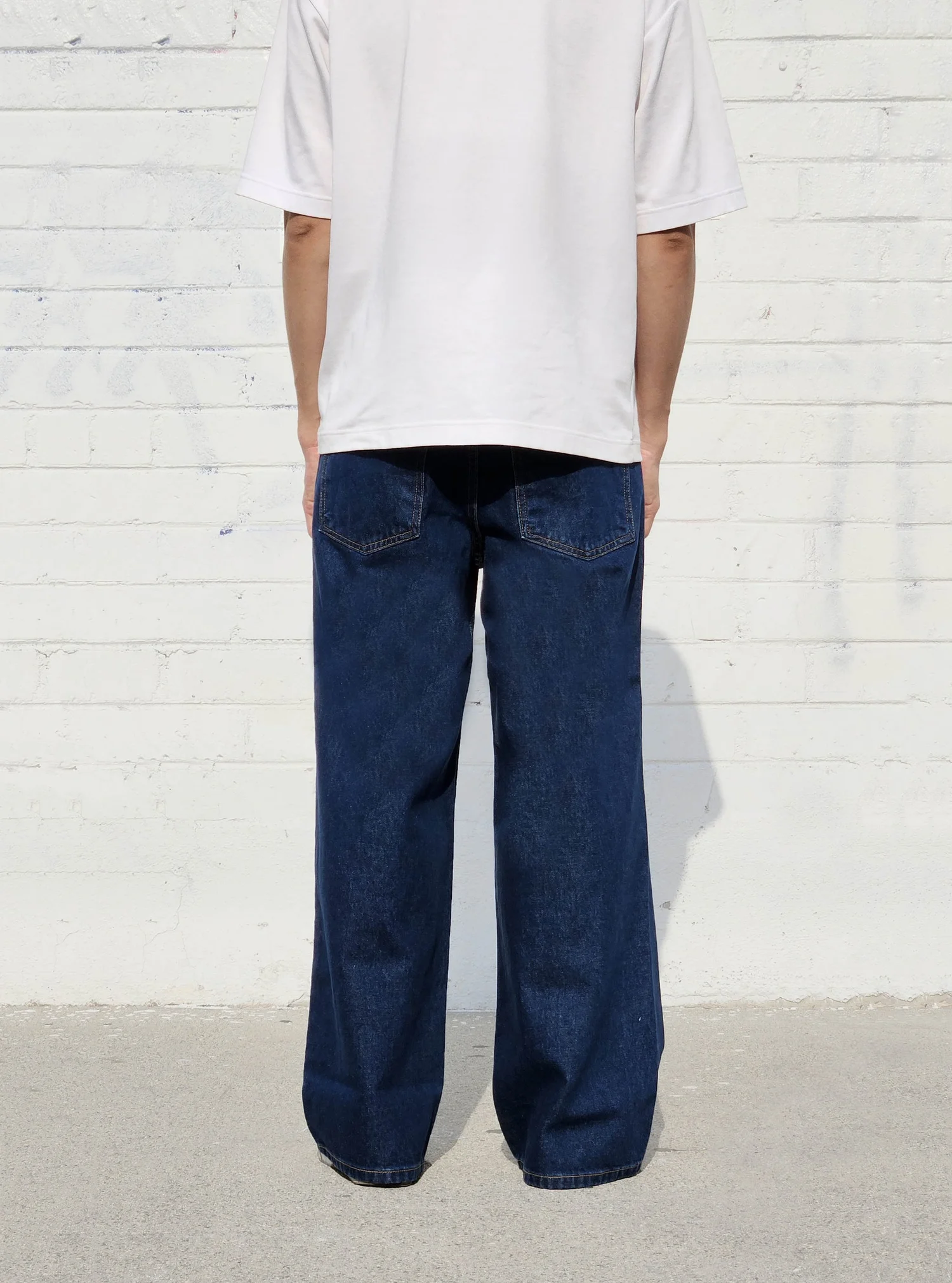 Stone Dark Blue Super Baggy Jeans — Neo Blue Jeans – Made-in-USA 