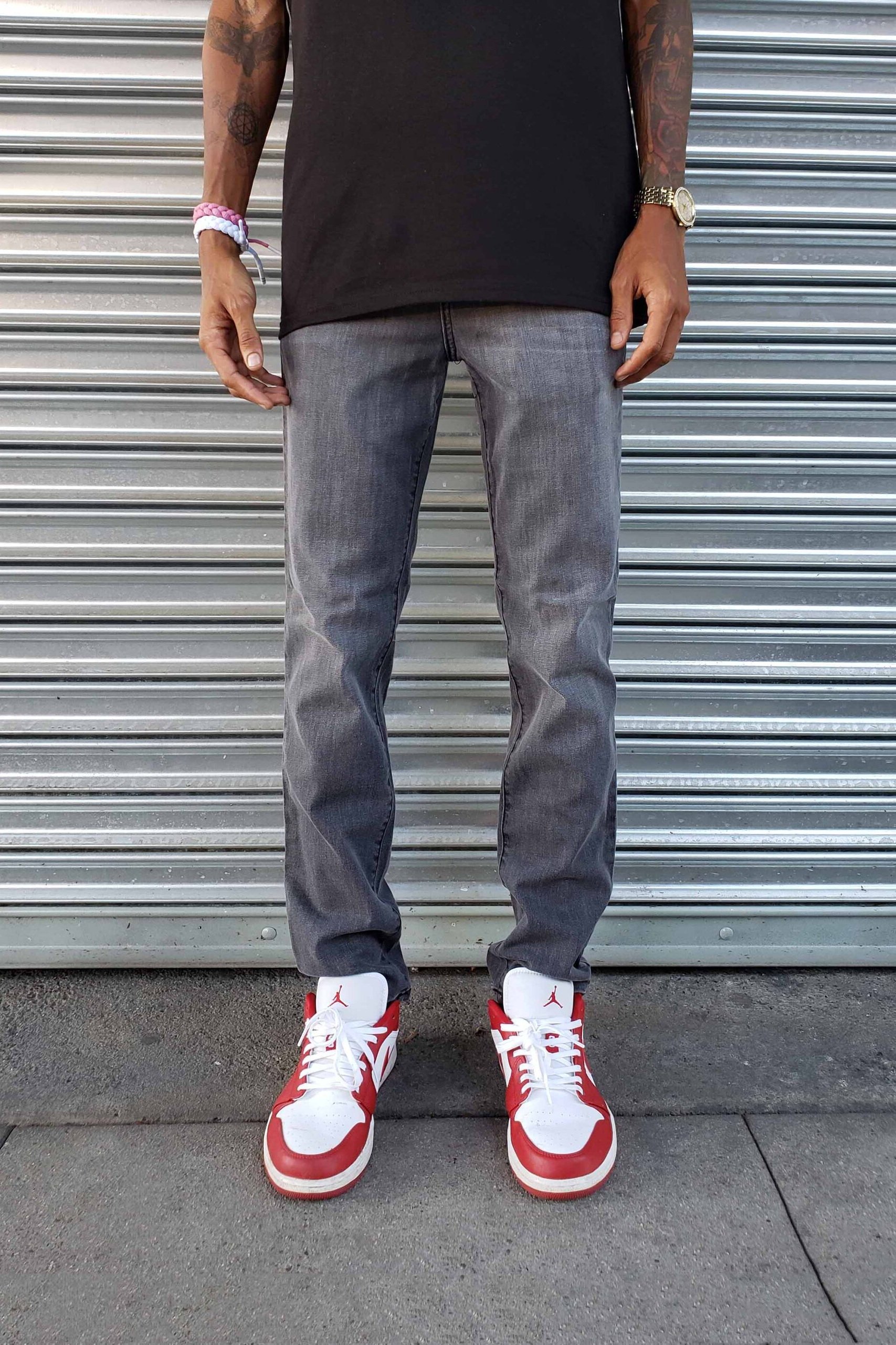 Fade Charcoal (Skinny)