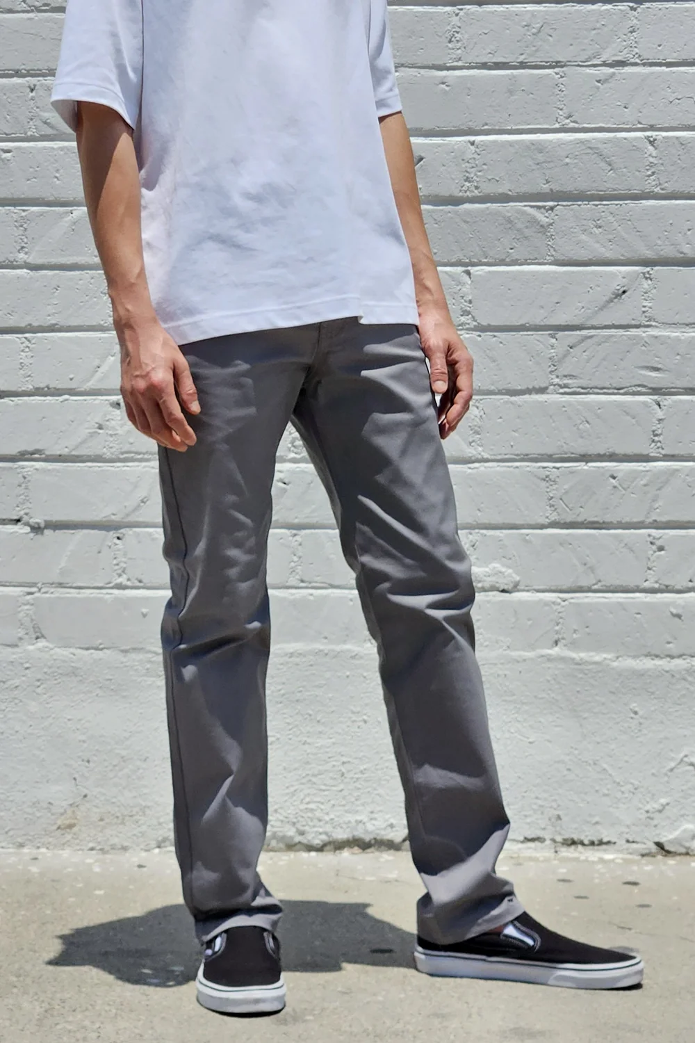 パンツ A.PRESSE Work Chino Trousers gray S A.PRESSE Work Straight-Leg Cotton-Blend Chinos for Men | MR