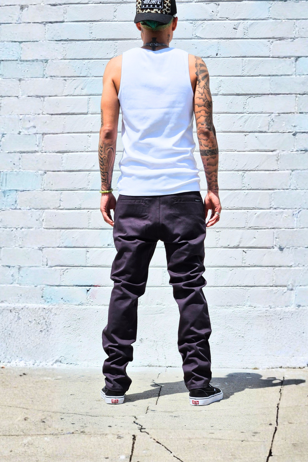 Charcoal Chino Pants — Neo Blue Jeans – Made-in-USA Baggy Denim