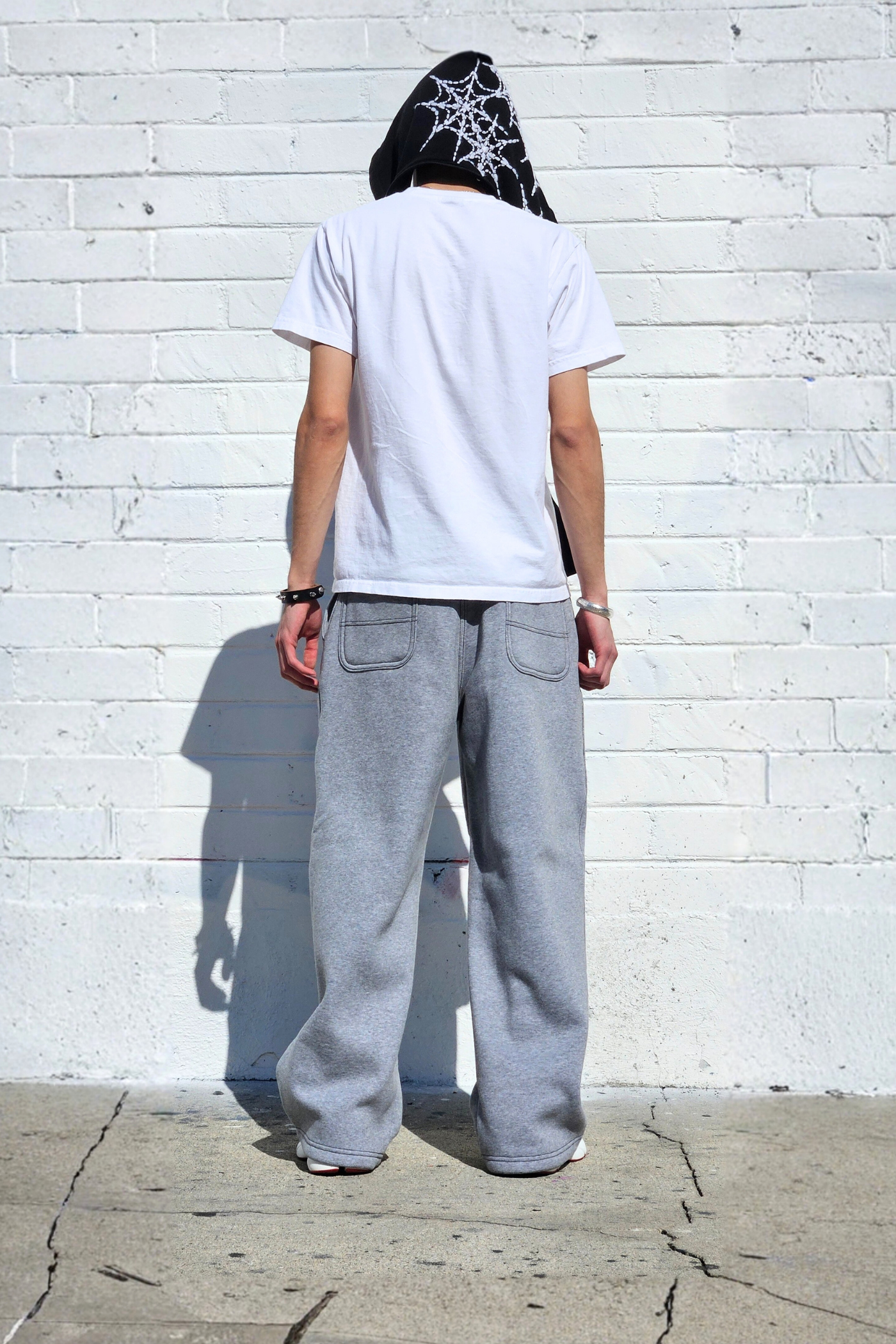 Gray Super Baggy Sweatpants — Neo Blue Jeans – Made-in-USA Baggy Denim