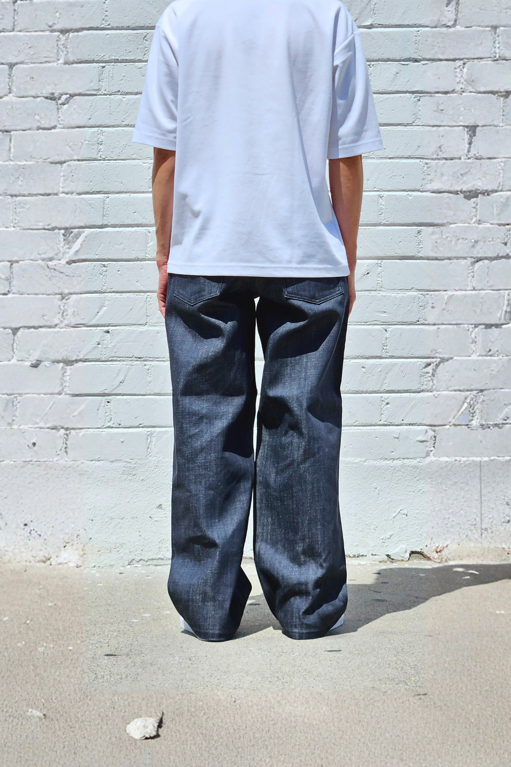 Denim Charcoal Baggy — Neo Blue Jeans – Made-in-USA Baggy Denim