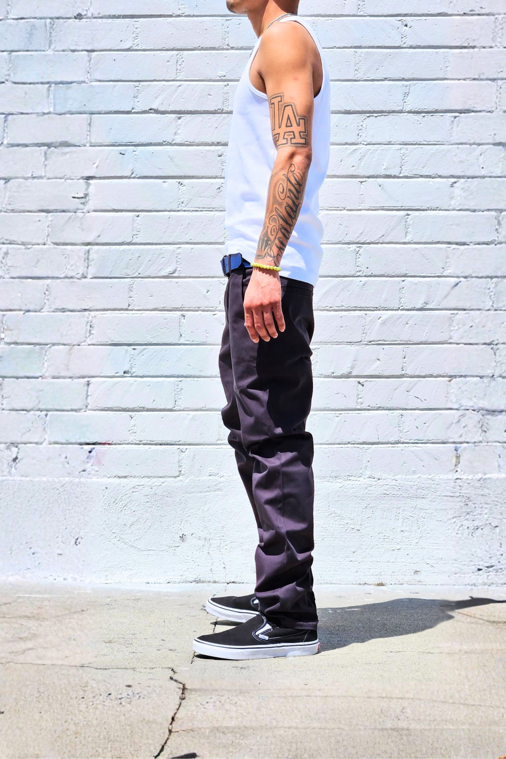 Charcoal Chino Pants — Neo Blue Jeans – Made-in-USA Baggy Denim