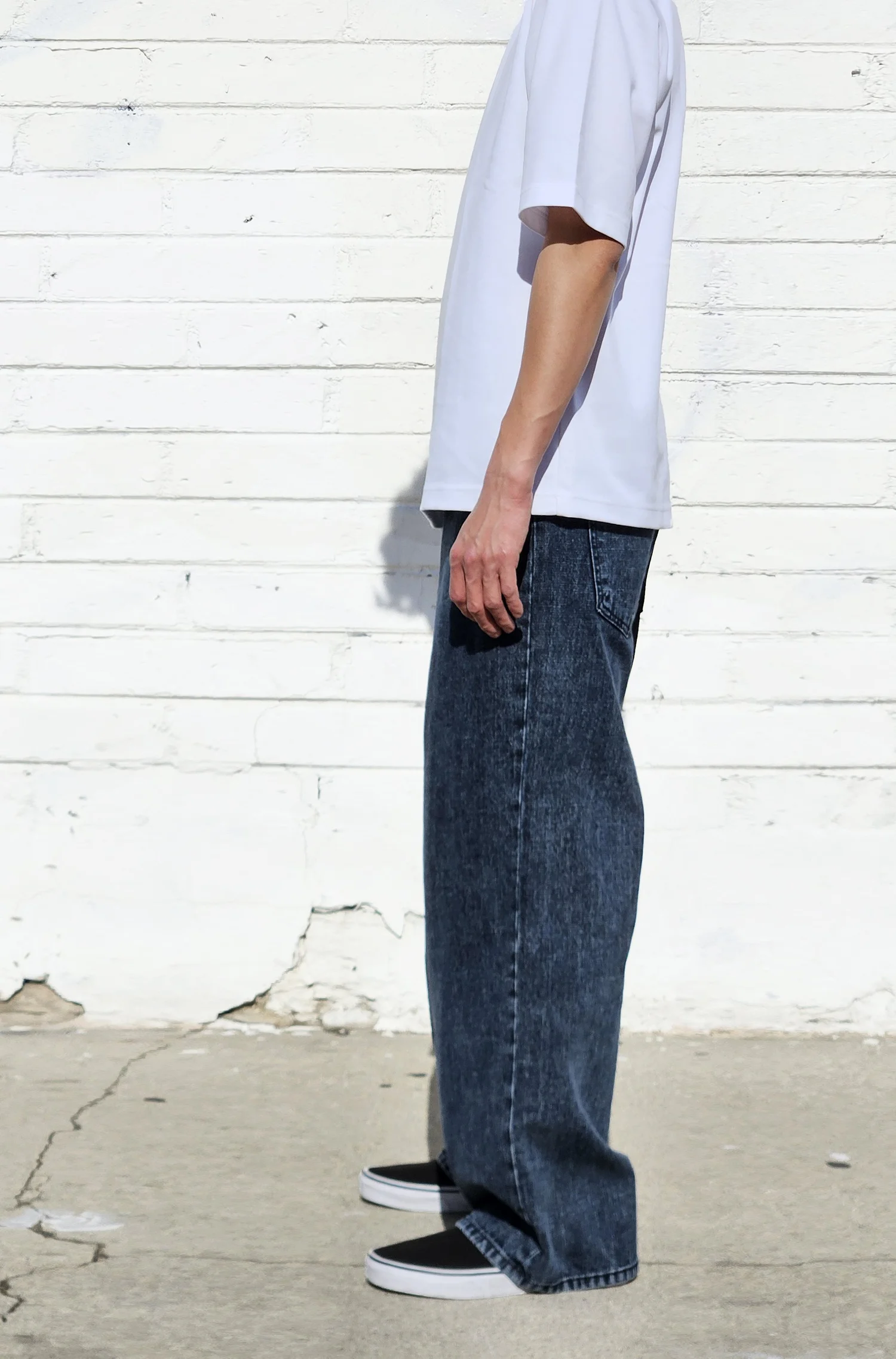 Acid Stone Dark Blue Super Baggy — Neo Blue Jeans – Made-in-USA 