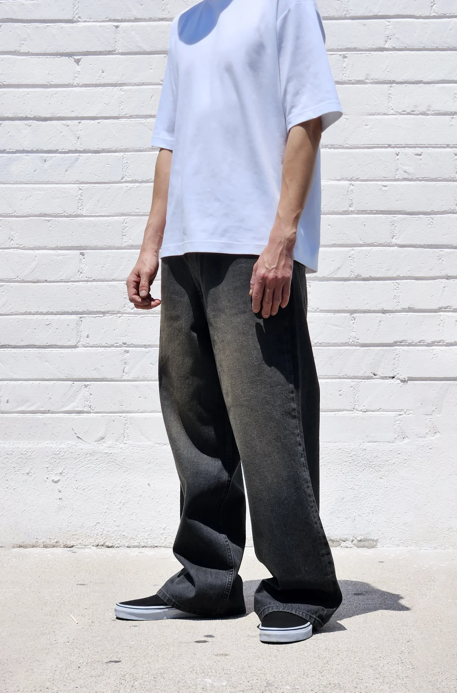 Tinted Charcoal Mud Wash Super Baggy Jeans — Neo Blue Jeans – Made 