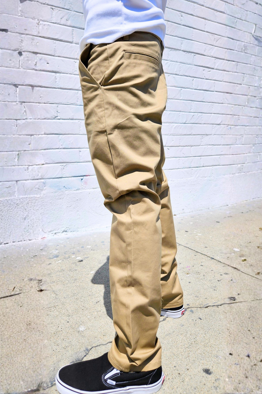 Khaki Chino Pants — Neo Blue Jeans – Made-in-USA Baggy Denim