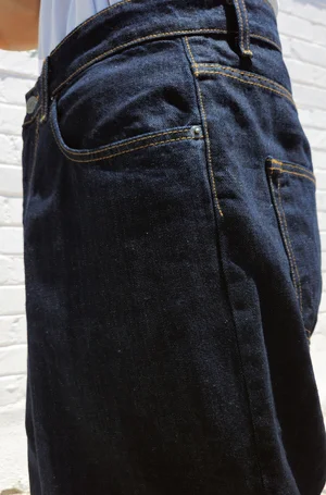 Stone Dark Blue Super Baggy Jeans — Neo Blue Jeans – Made-in-USA
