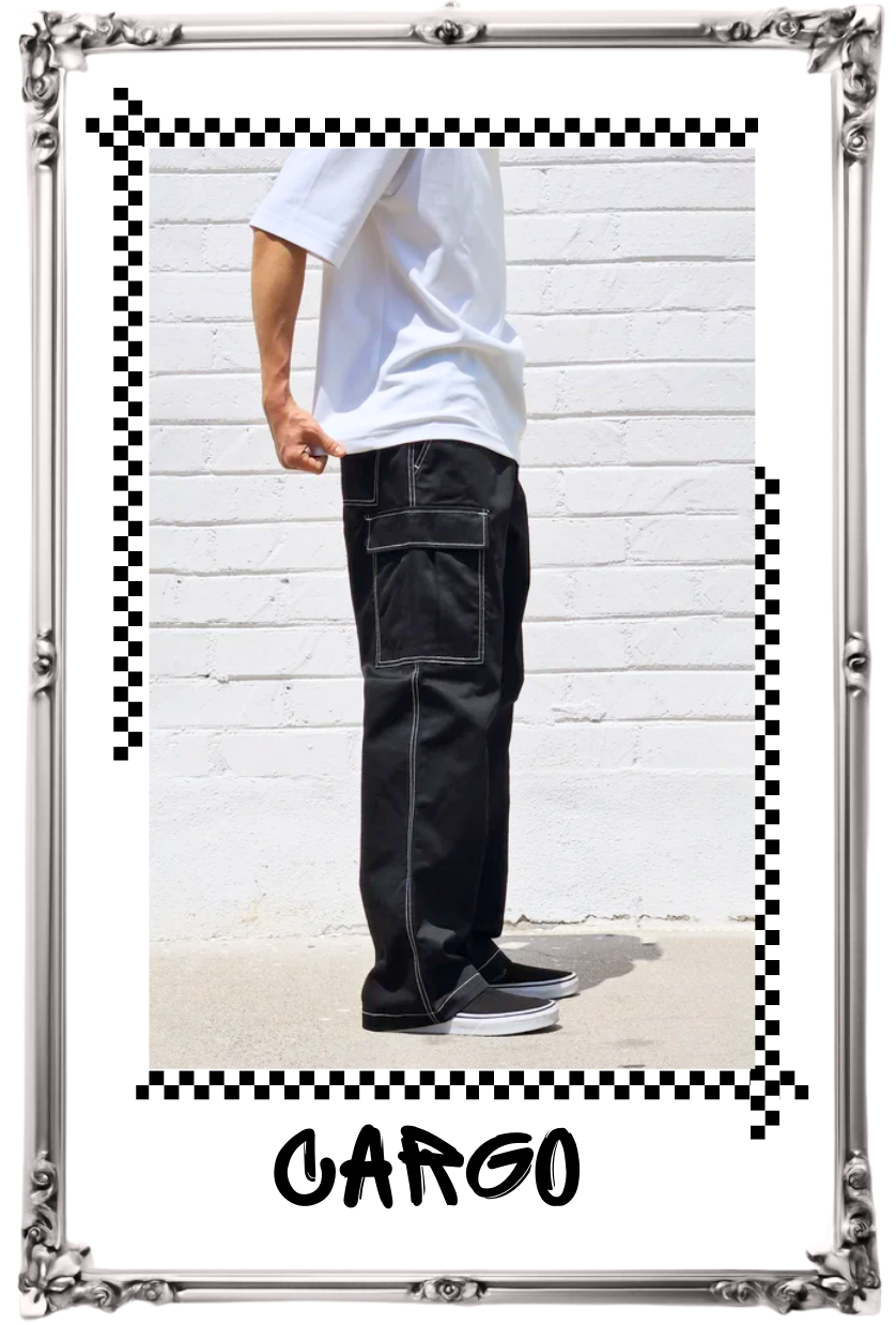 Neo Blue Jeans Cargo Baggy Denim Collection