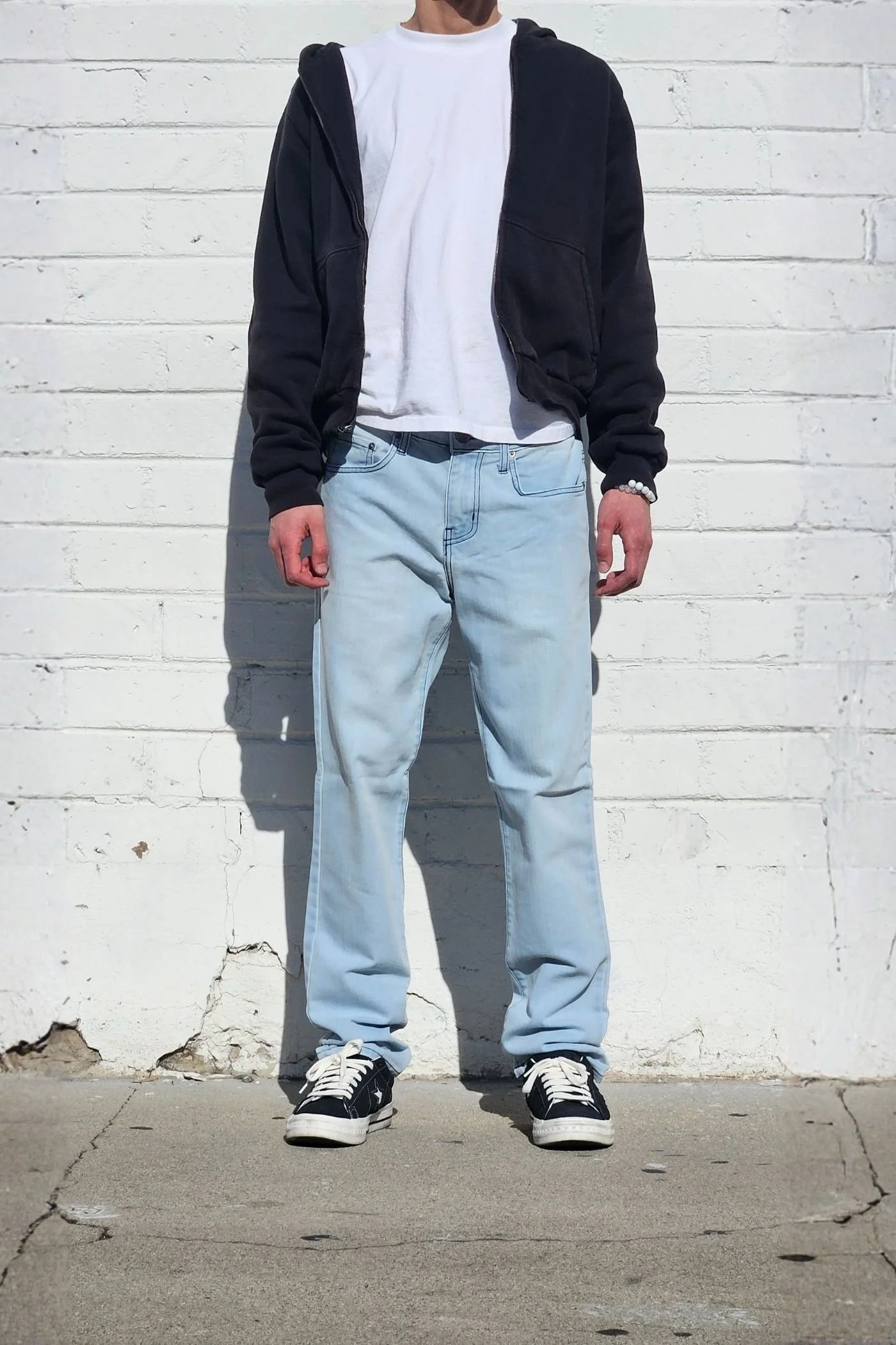 Fade Light Blue Skinny