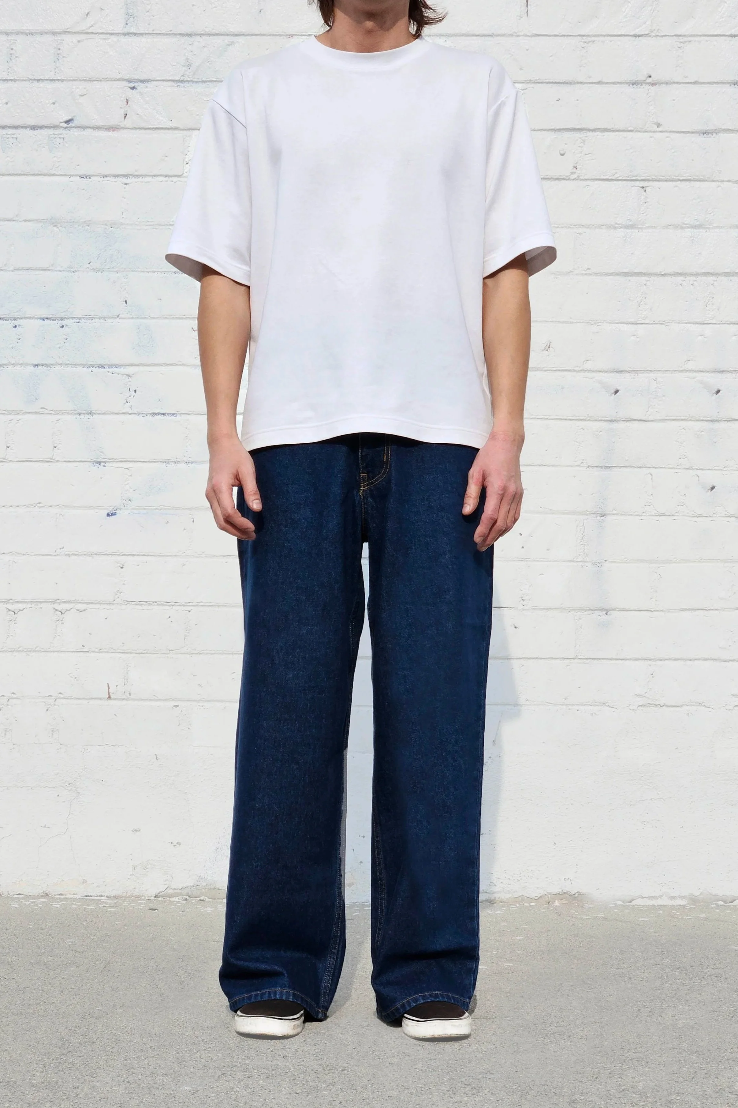 Stone Dark Blue Super Baggy Jeans