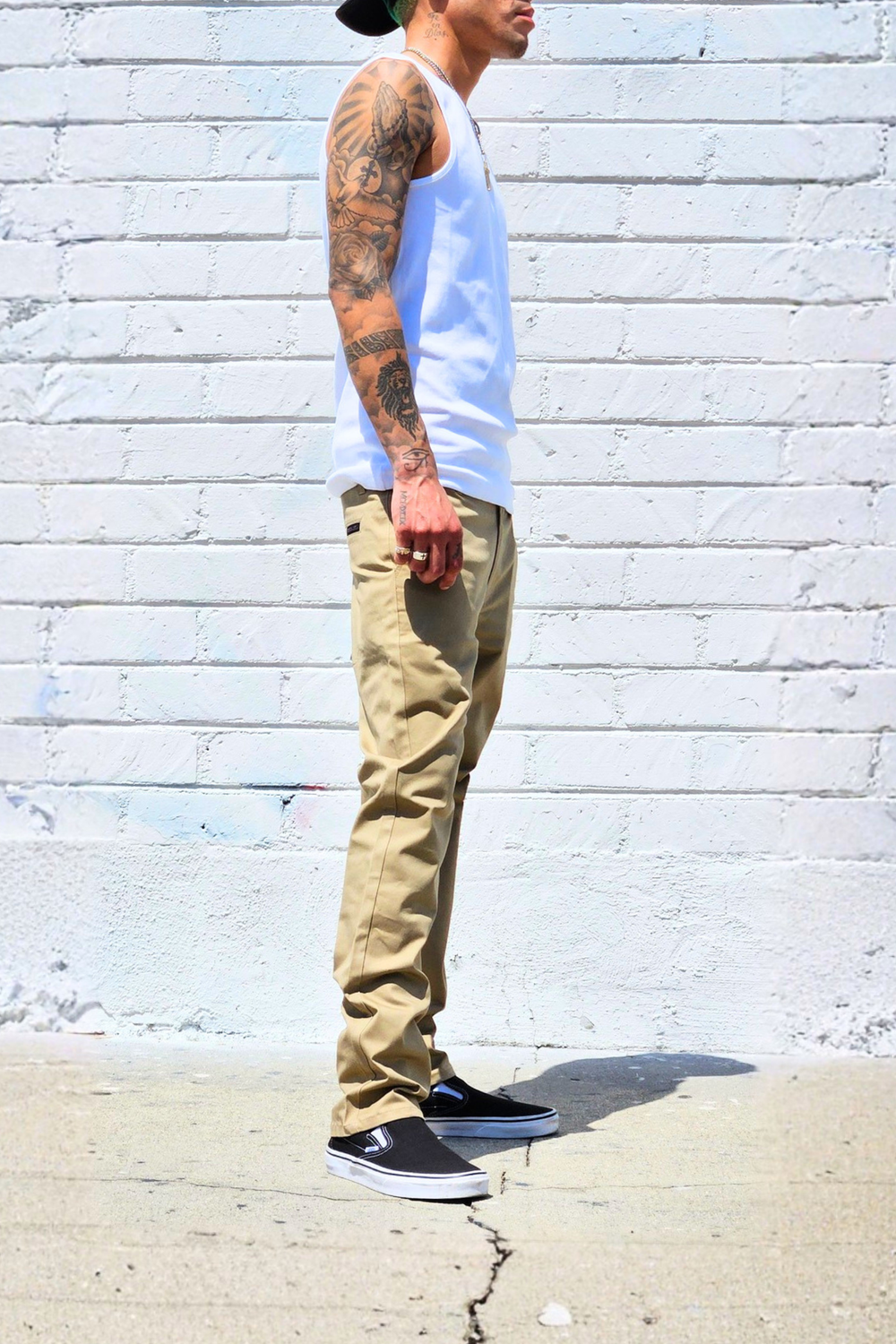 Khaki Chino Pants — Neo Blue Jeans – Made-in-USA Baggy Denim