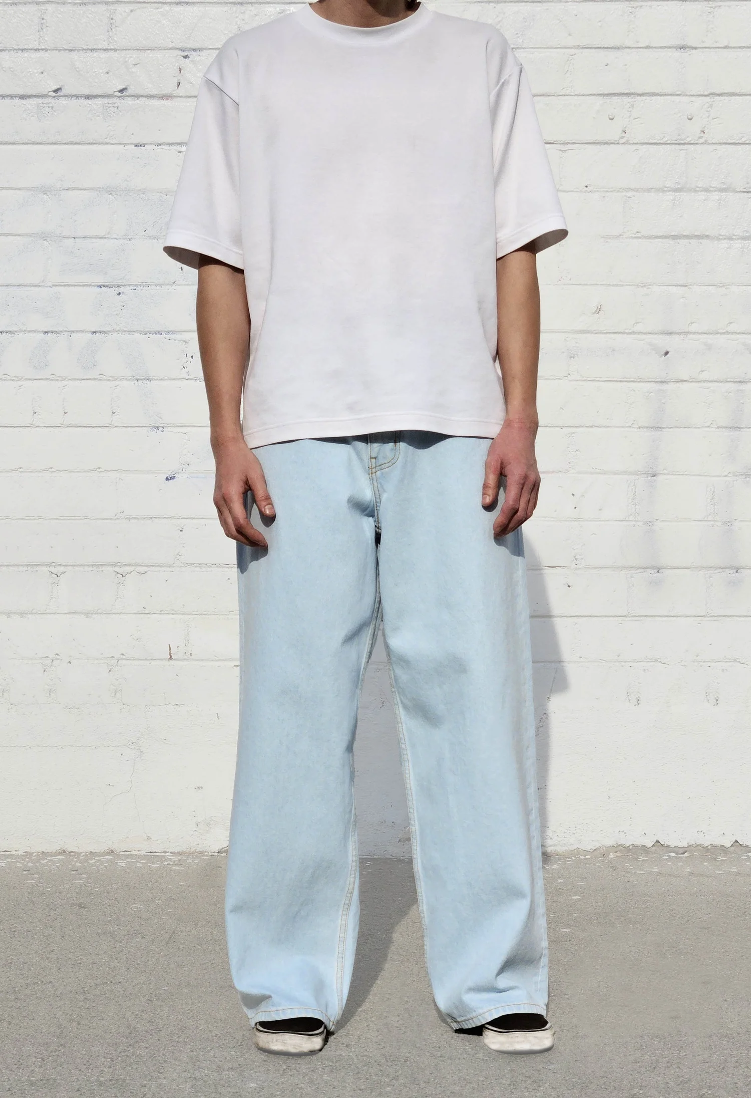 Light Blue Wash Super Baggy Jeans — Neo Blue Jeans – Made-in-USA