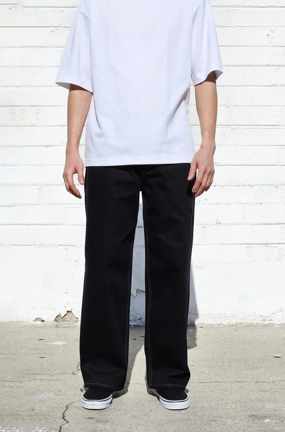 Black Super Baggy Jeans — Neo Blue
