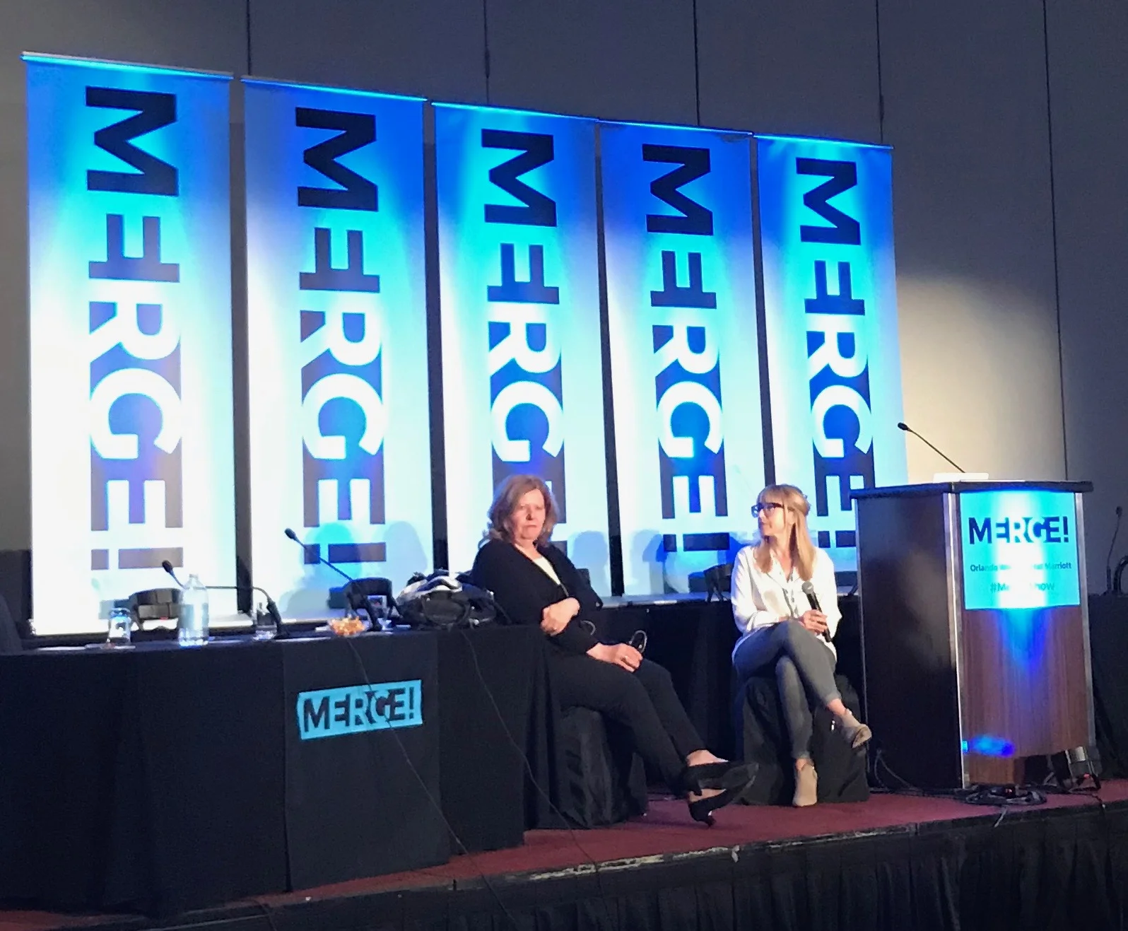 Keynote 'fireside chat interview' with Ericka Mann speaking about the importance of "creating community" on the internet. 