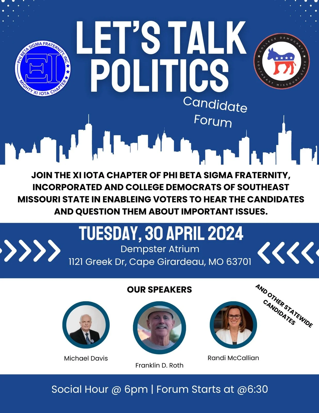Let's Talk Politics - University Candidate Forum