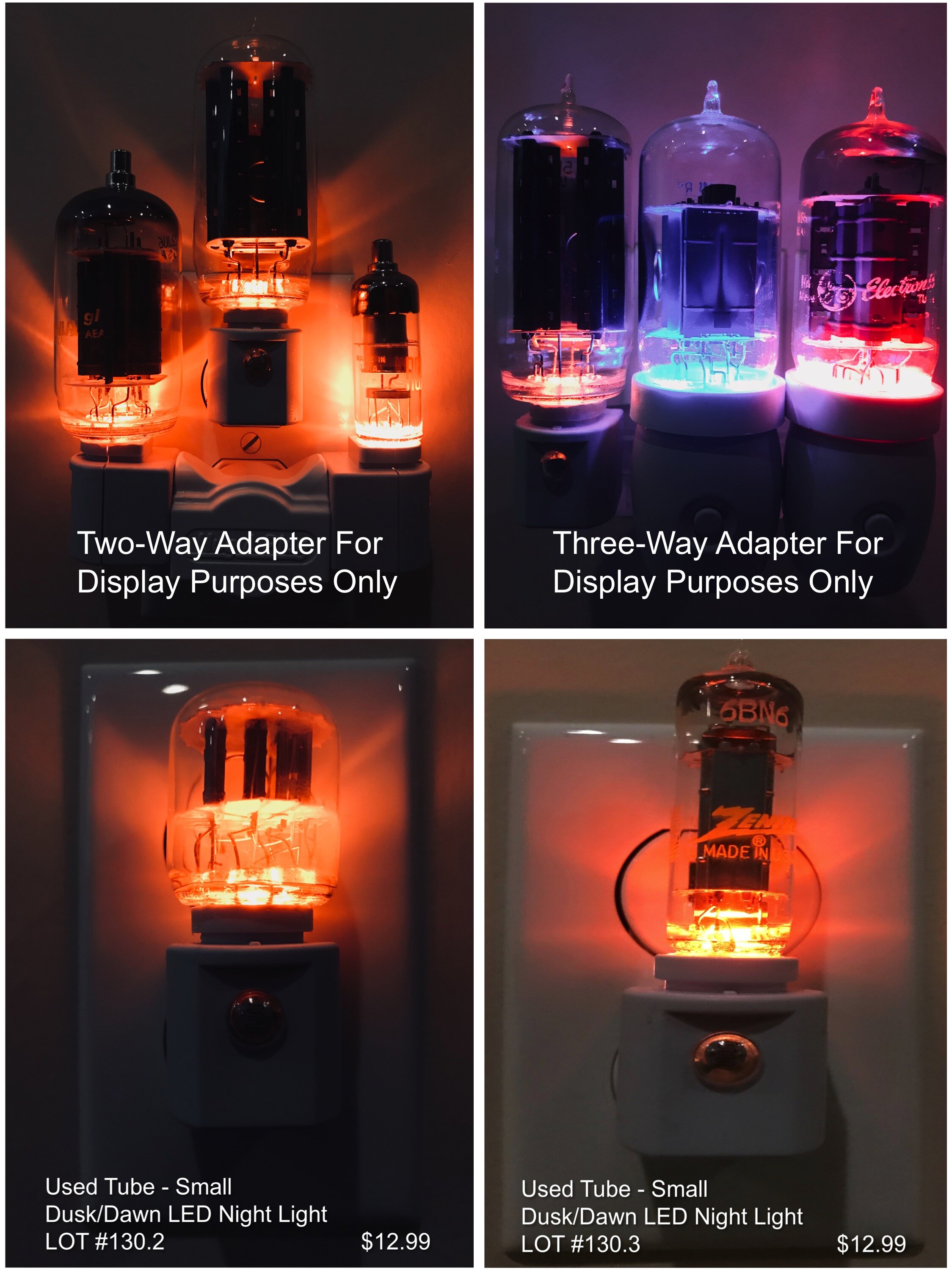 Te vloeistof Uitbeelding Vacuum Tubes — Instrumental Lamps