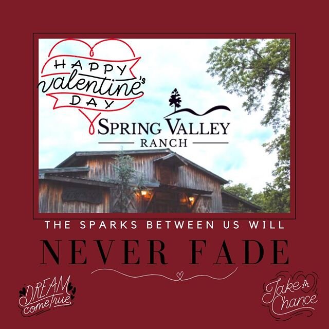 Looking for the perfect, peaceful place for this Valentine's Weekend? Look no further than Spring Valley Ranch. We have romantic rustic cabins and lodge just for you and your special valentine for the best getaway. Book with us today for this once in