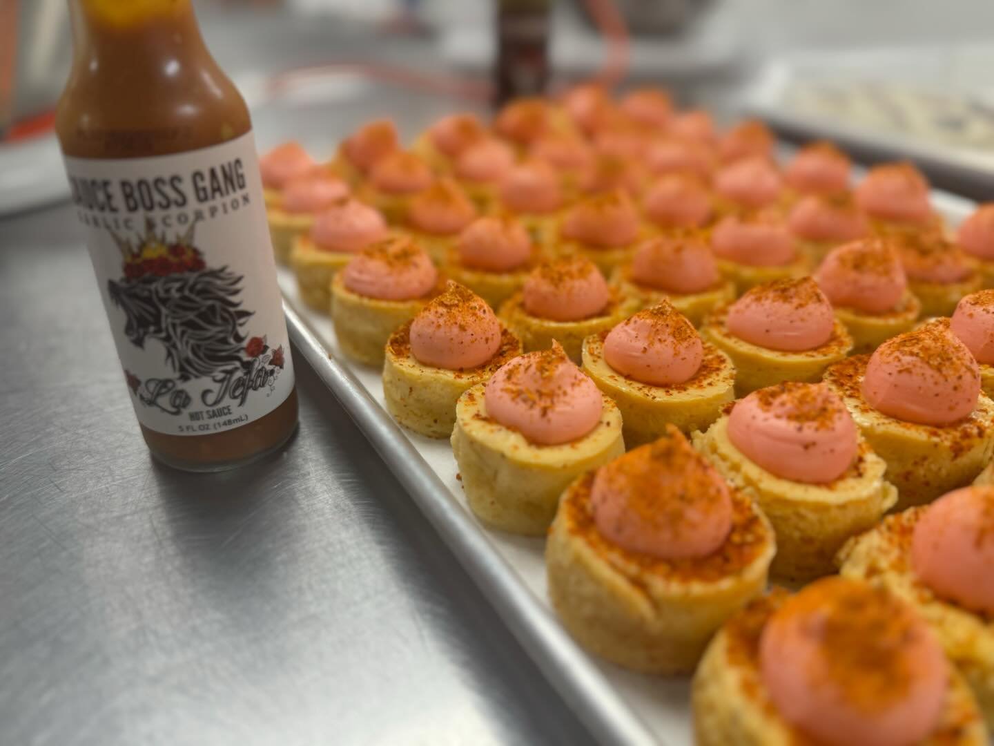 🌶️🔥Spicy Specials🔥🌶️ we teamed up with @saucebossgang for the @columbuscrew Hell is Real game this weekend! These minis are available at @budddairyfoodhall only - headed out on delivery today and only available while supplies last! 

🍹Spicy Marg