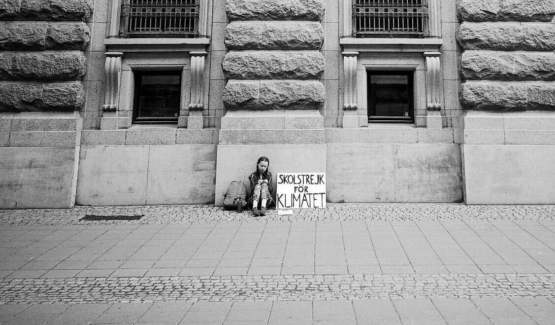 Flashback to what the #ClimateStrike looked like one year ago. Recalls the eternal truth of the Margaret Mead quote: “Never doubt that a small group of thoughtful, committed citizens can change the world; indeed, it's the only thing that ever has.”