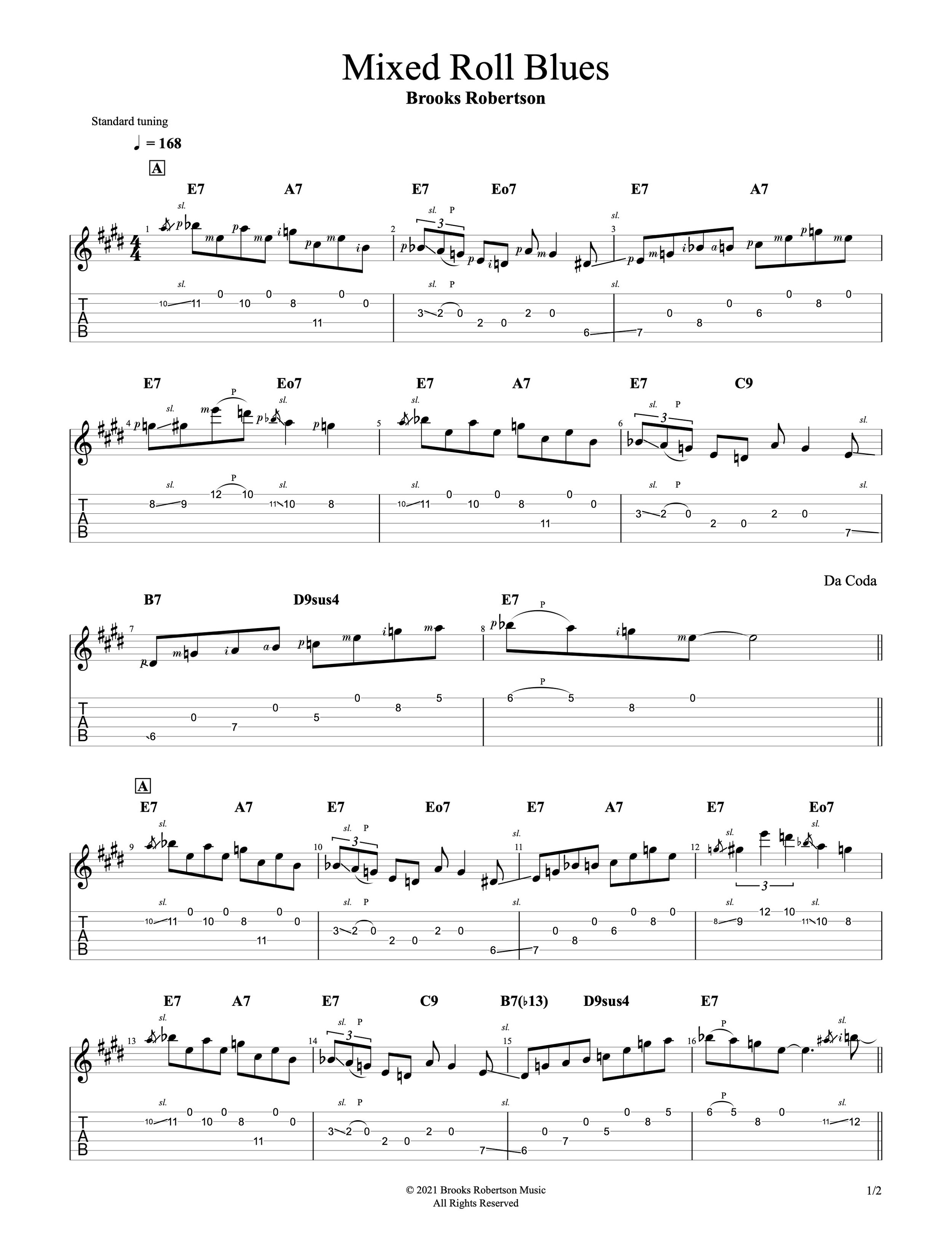 Mixed Roll Blues (Bozeman Boogie)