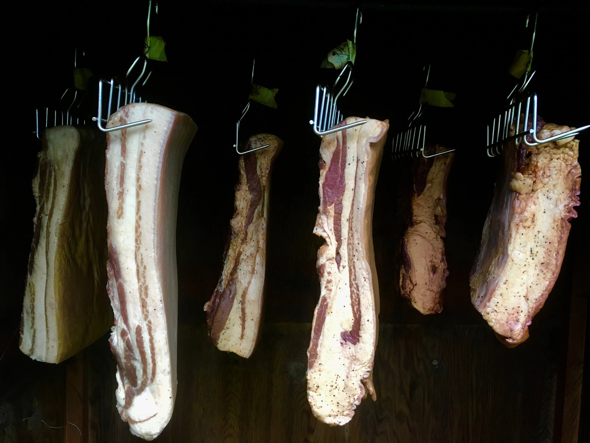 Madrone smoked for 12 hours….over 2 days with cold mountain air inbetween