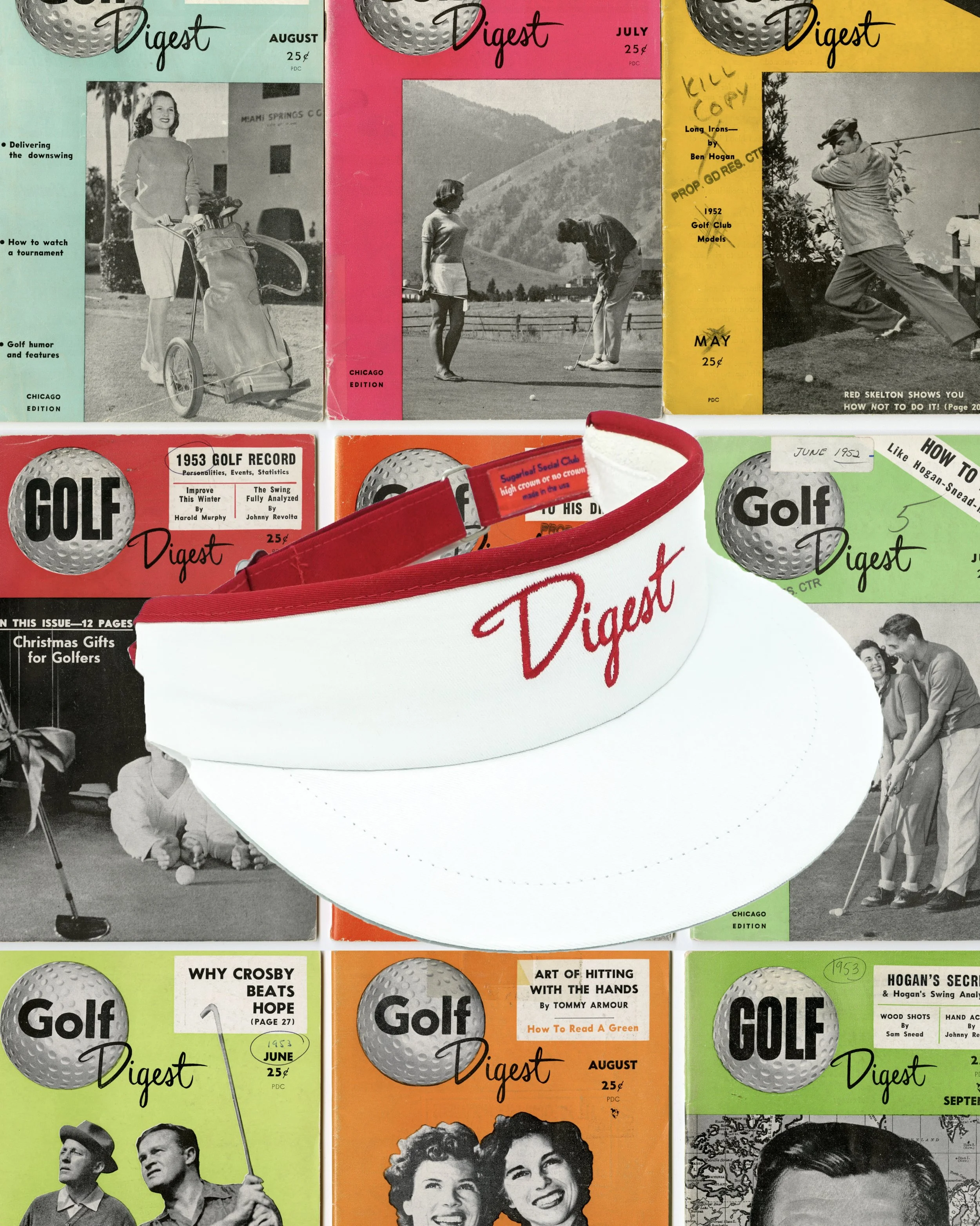 Golf Digest x SSC "Digest Tour Visor" — Sugarloaf Social Club