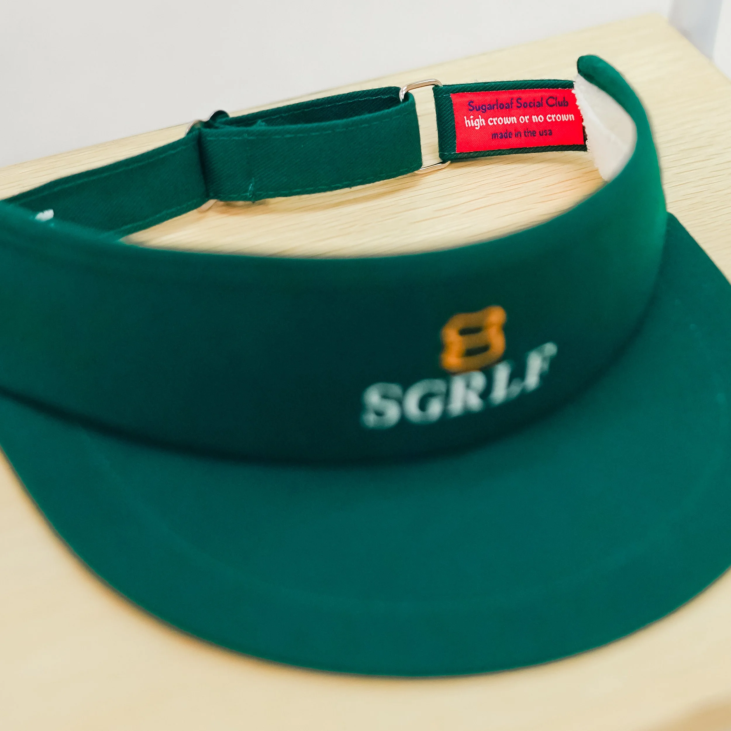 SGRLF Tour Visor Gallery Green — Sugarloaf Social Club