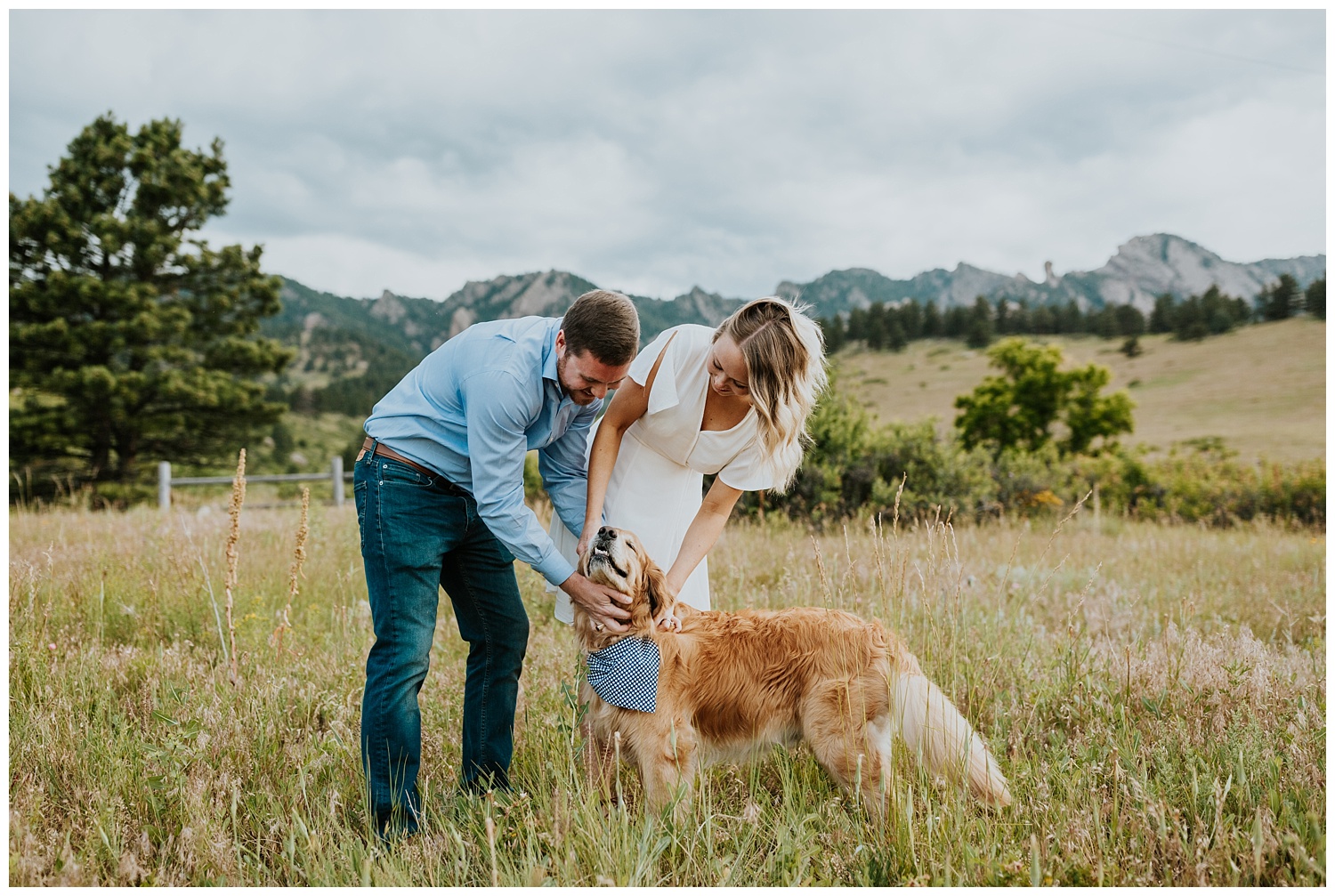 South Mesa Trail Boulder Denver Colorado Engagement