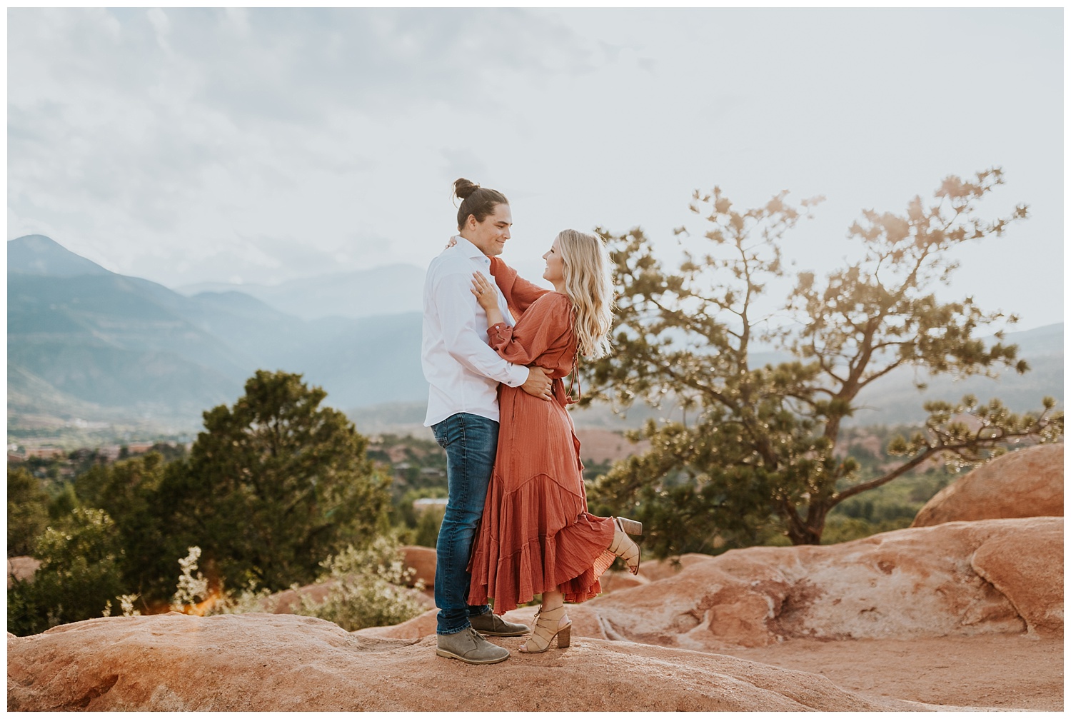 Garden of the Gods Engagement Colorado