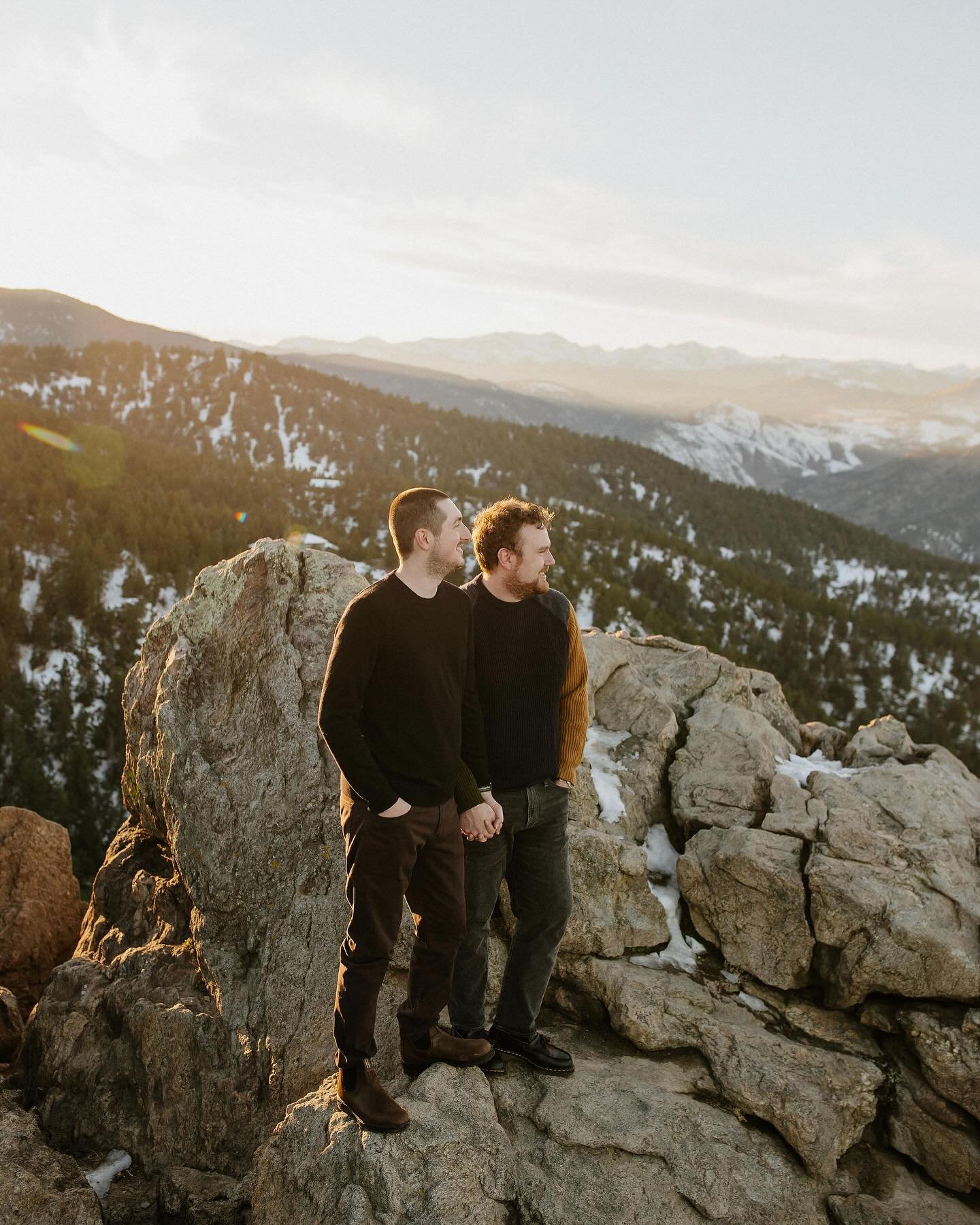 Ty &amp; Tyler, thank you for trusting me to capture this part of your story, and making my cheeks hurt from smiling on the mountain top. I can&rsquo;t wait to watch you beautiful souls marry each other, ahhh!! 🥹