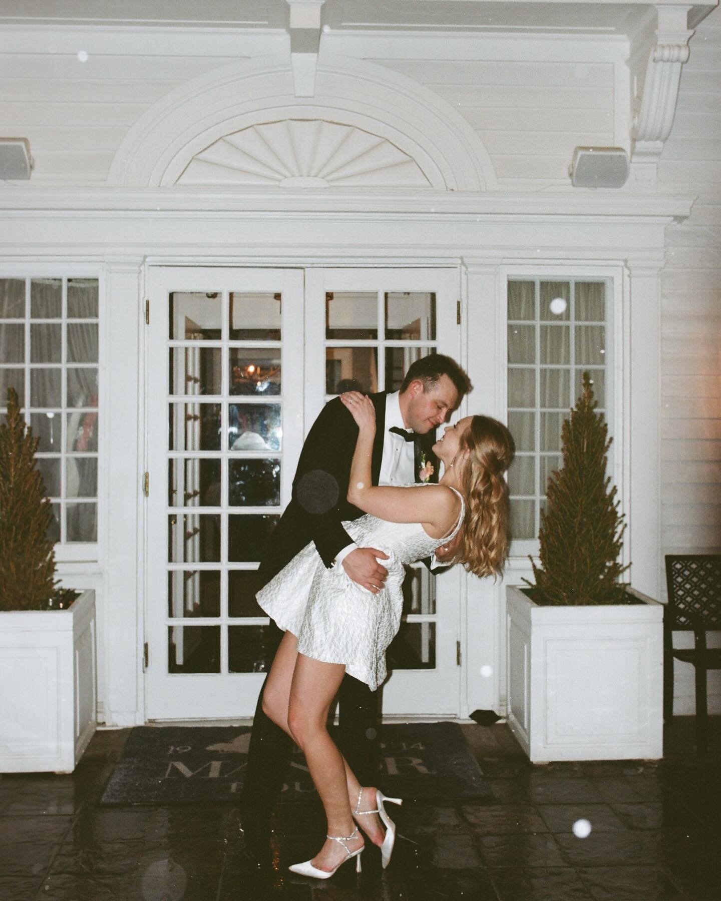 Freaking out over how much I love analogue film photography and how Kelsey &amp; Nick&rsquo;s gorgeously snowy wedding at The Manor House turned out! April really said &ldquo;snow storm&rdquo; and honestly I loved how cozy it made their celebration. 