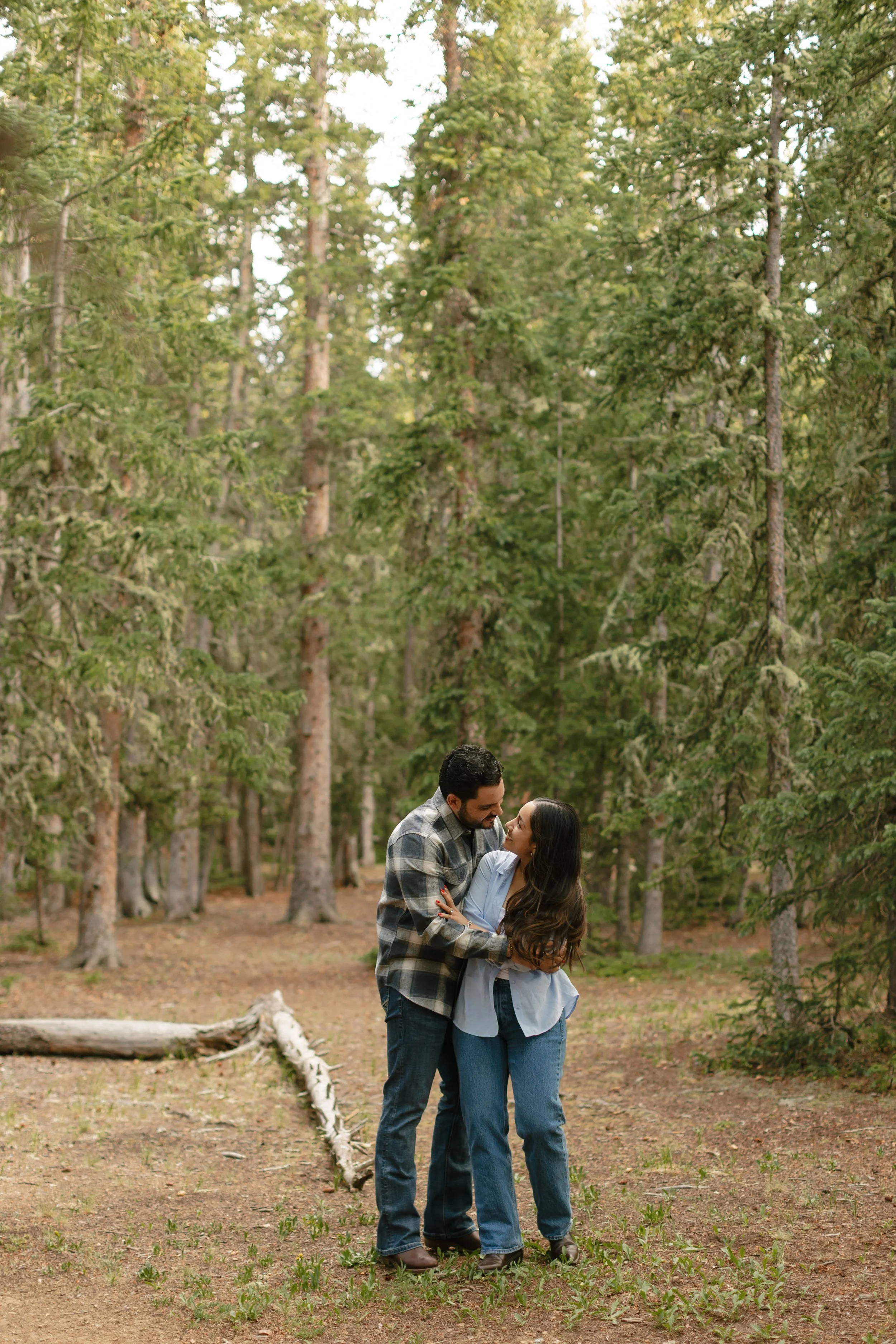 Andrea + Adolfo -  Colorado Proposal Photography Echo Lake -99.jpg