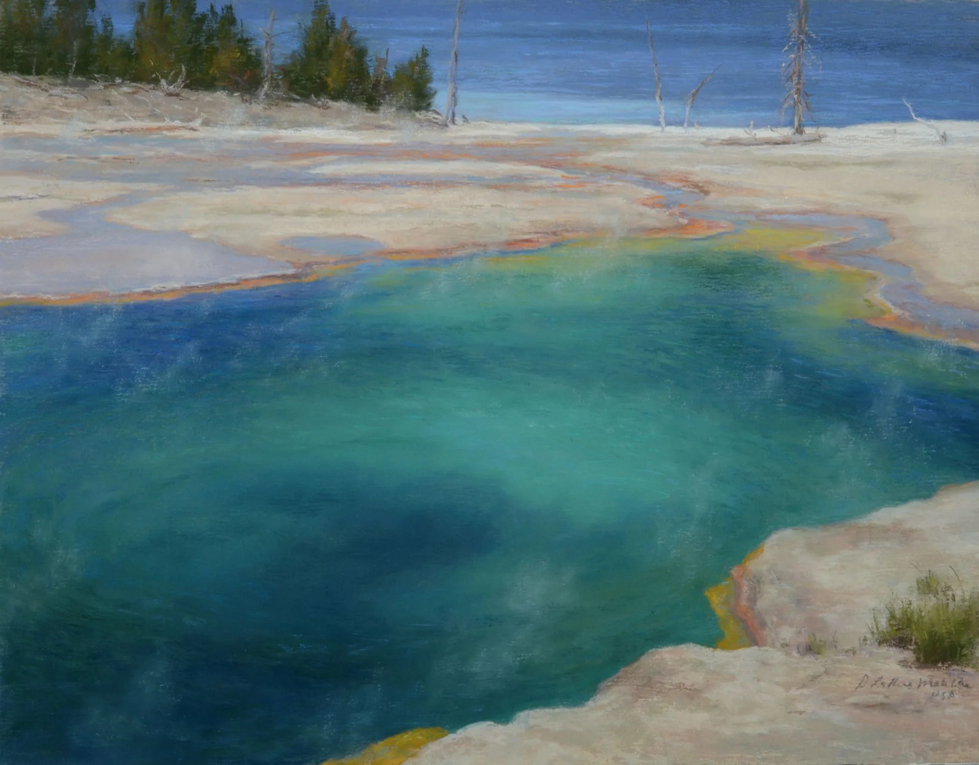 Across the Abyss - Abyss Pool, Yellowstone NP