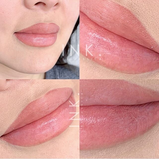 Matte Powder Puff lips - immediately after.⁣⁣
⁣⁣
So satisfying to see a matte lip that&rsquo;s evenly saturated and smooth. This is when you really get to see the consistency of your depth, pressure, and overall work.⁣⁣
⁣
Pigments - @tinadaviesprofes