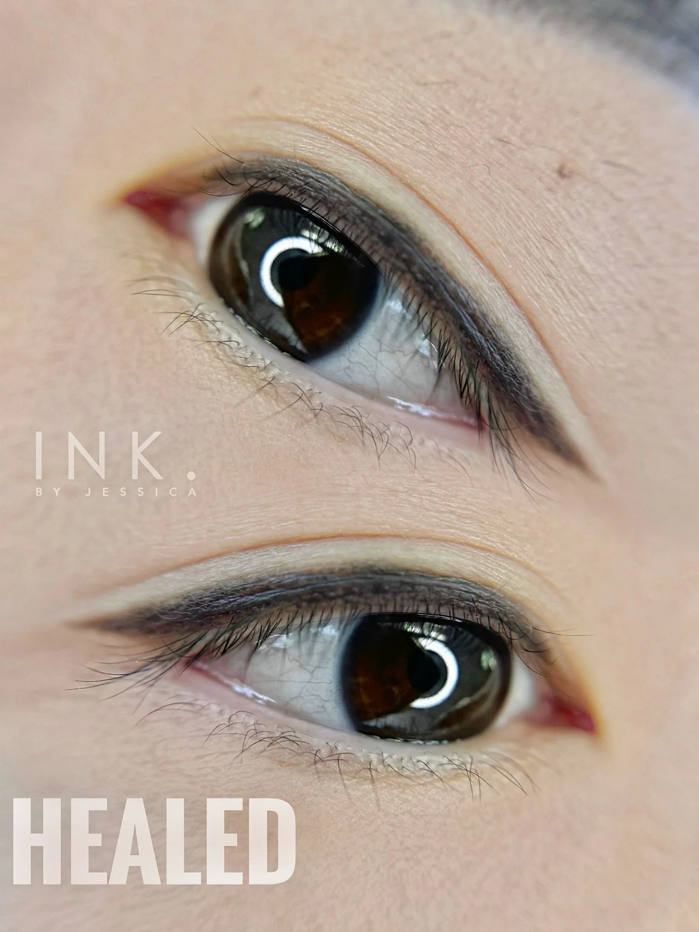 Here's what you can expect when you come to me for Eyeliner - ☕️ Espresso edition.

First image shows HEALED results after 1 single session, before a minor touch-up.

TAG &amp; SHARE with a girly who's been thinking about getting this done 🔖

.
#per