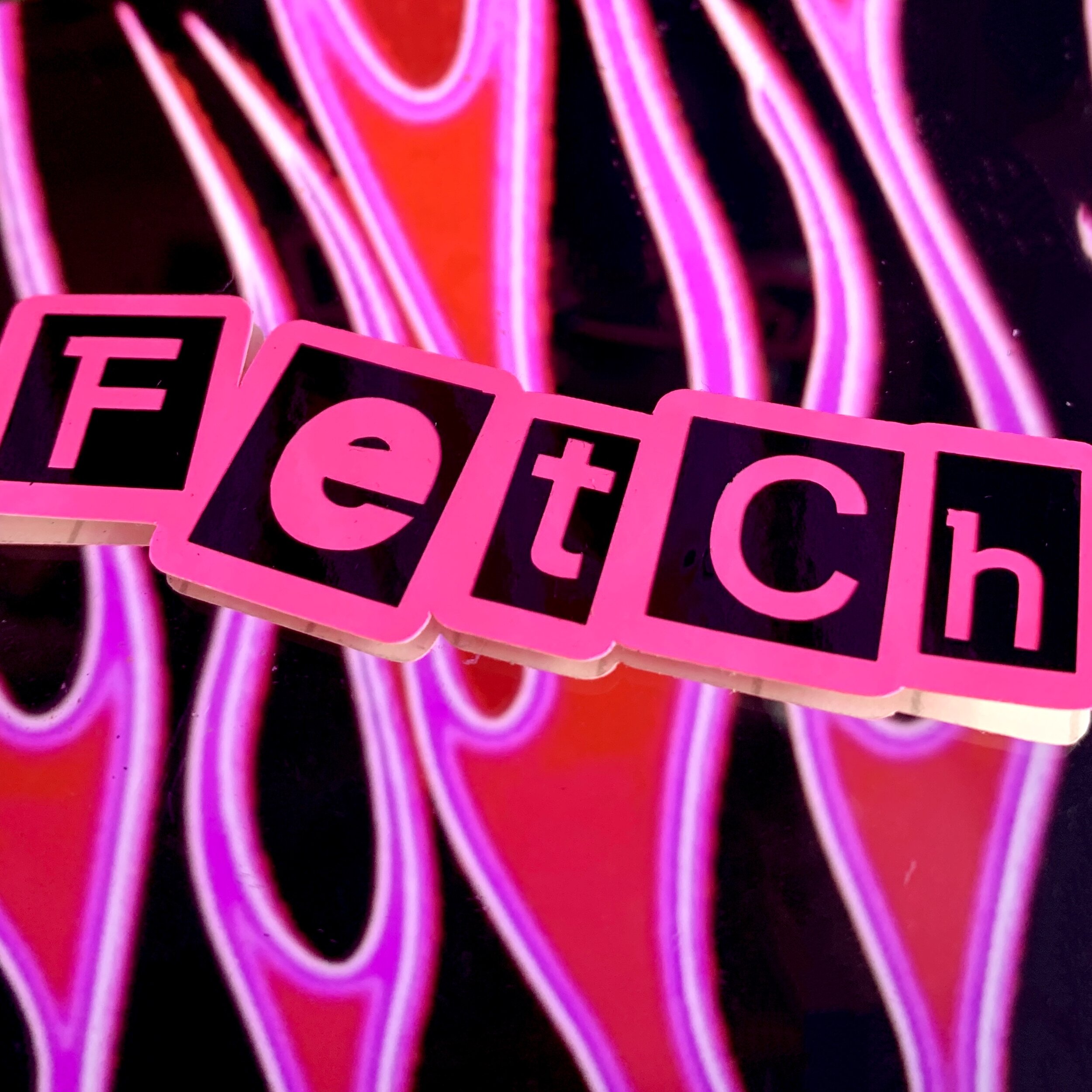 Fetch Vinyl Sticker