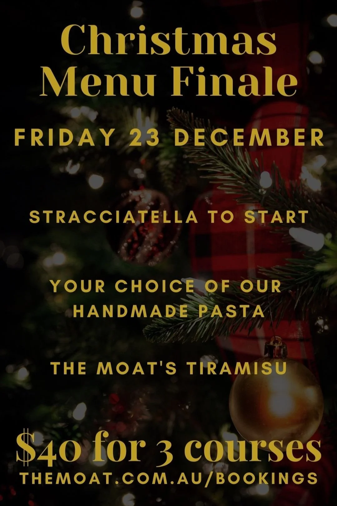 Christmas Menu Finale