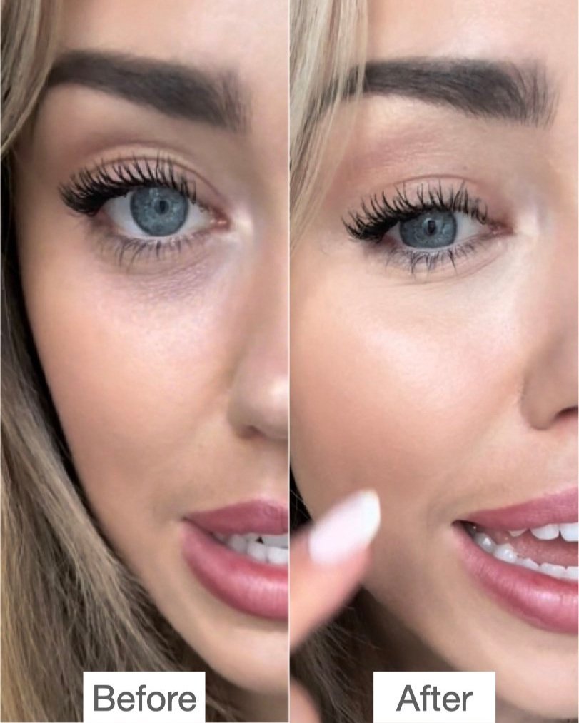 Under eye concealer for dark circles. Colour correcting Peach concealer.