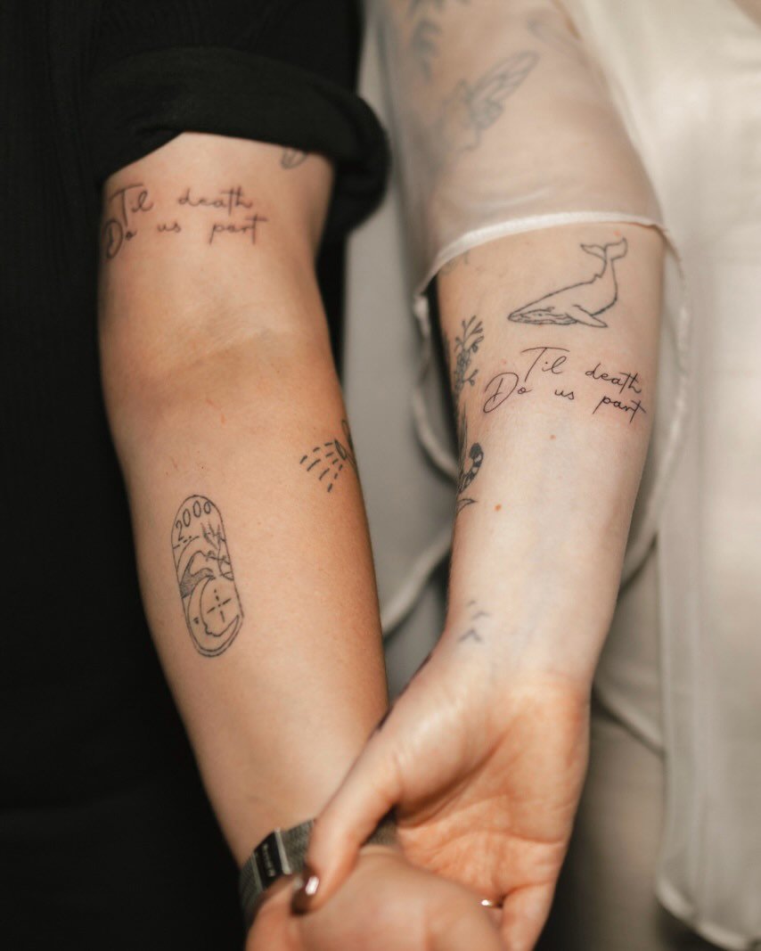 Commitment, but make it permanent. Our favourite alternative wedding of 2025 goes to Paige and Emma without a doubt.

An elopement-leaning wedding, a guest list of 60, and absolutely no interest in anything traditional.

Everything unfolded at RHBC w