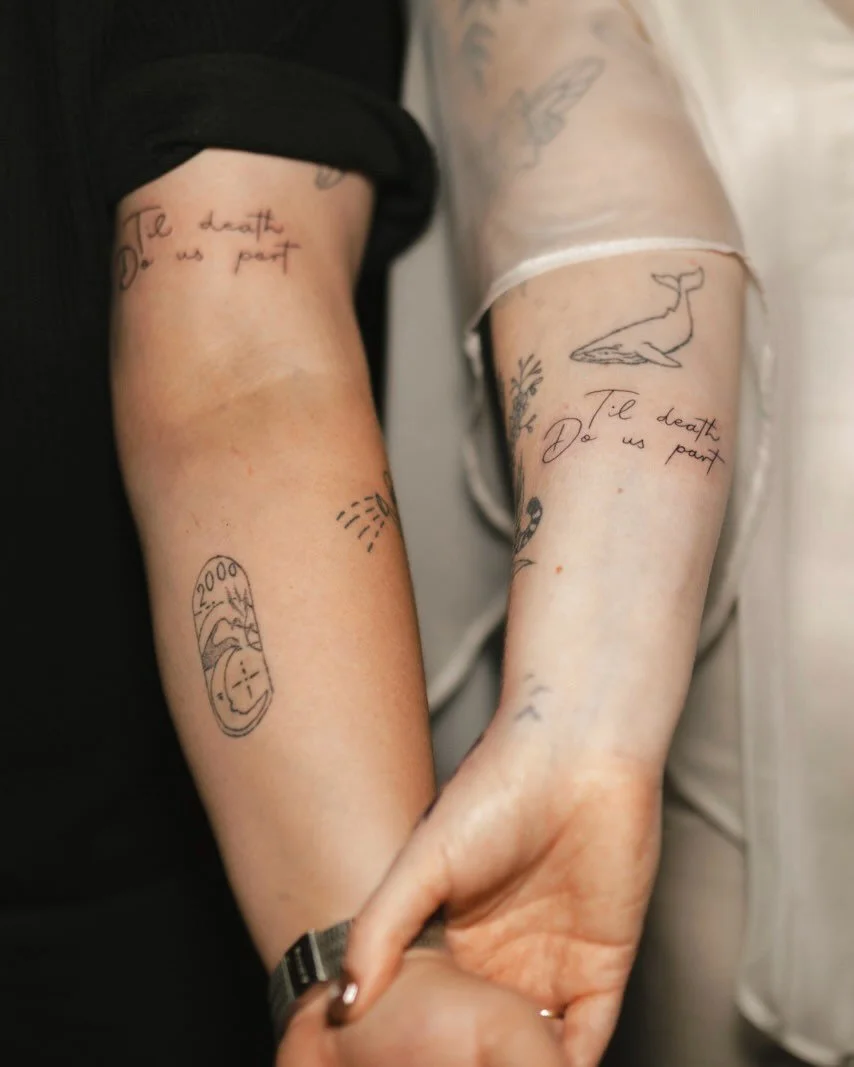 Commitment, but make it permanent. Our favourite alternative wedding of 2025 goes to Paige and Emma without a doubt.

An elopement-leaning wedding, a guest list of 60, and absolutely no interest in anything traditional.

Everything unfolded at RHBC w