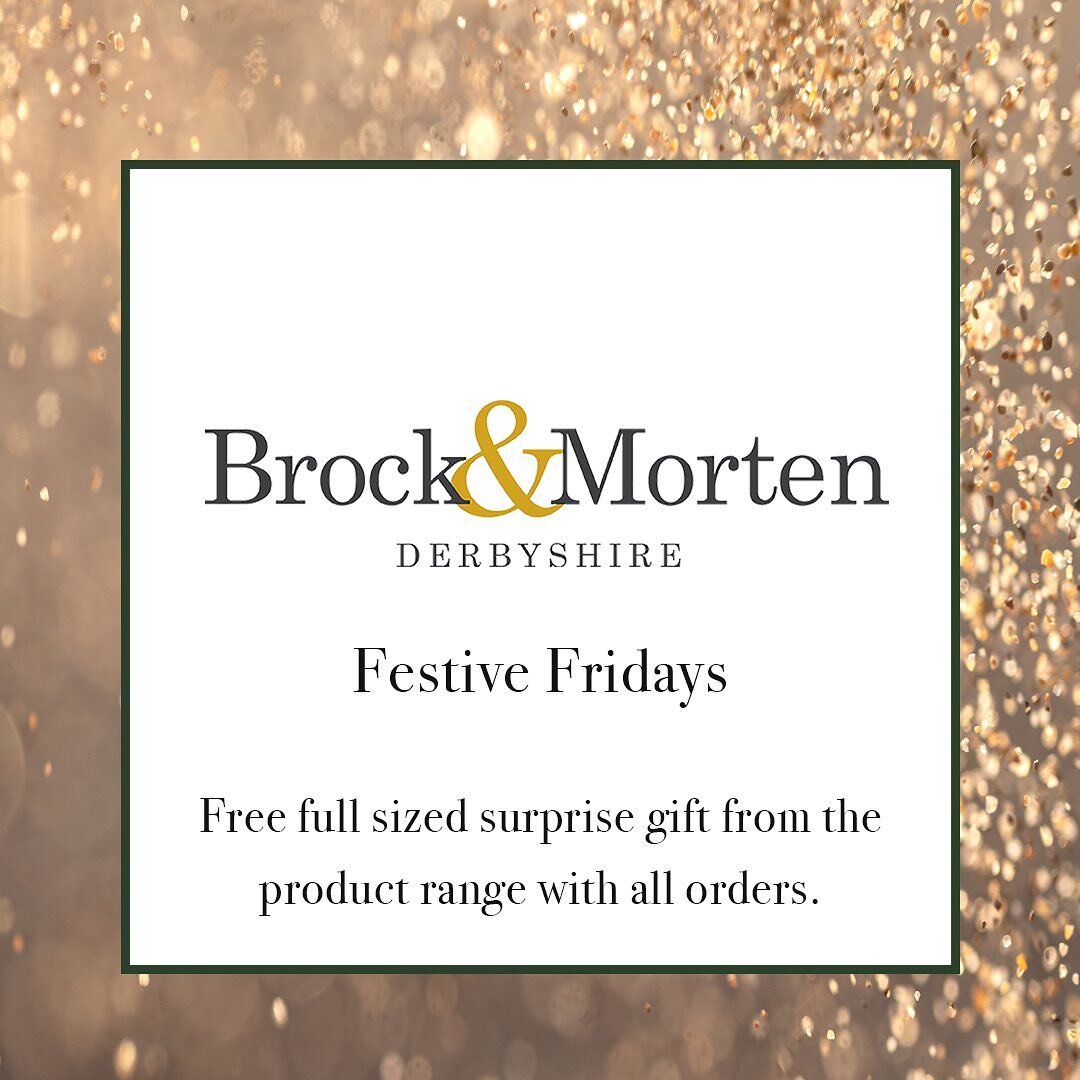 It&rsquo;s our last Festive Friday of the year. This weekend we are giving you a free full sized surprise gift from the product range with all orders. 

Offer ends at midnight on Sunday.