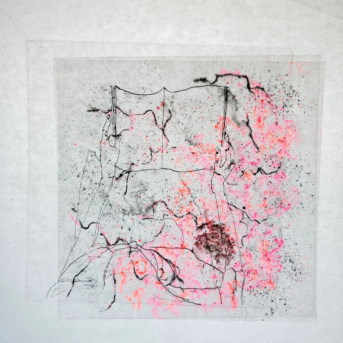 'Without a viewer, a reader, a listener, art is dead.'
Siri Hustvedt

This is so true!
I've not posted in a while, and this got me thinking that posts don't have to be brand new shiny work, and I love a creative sample, especially mark making layered