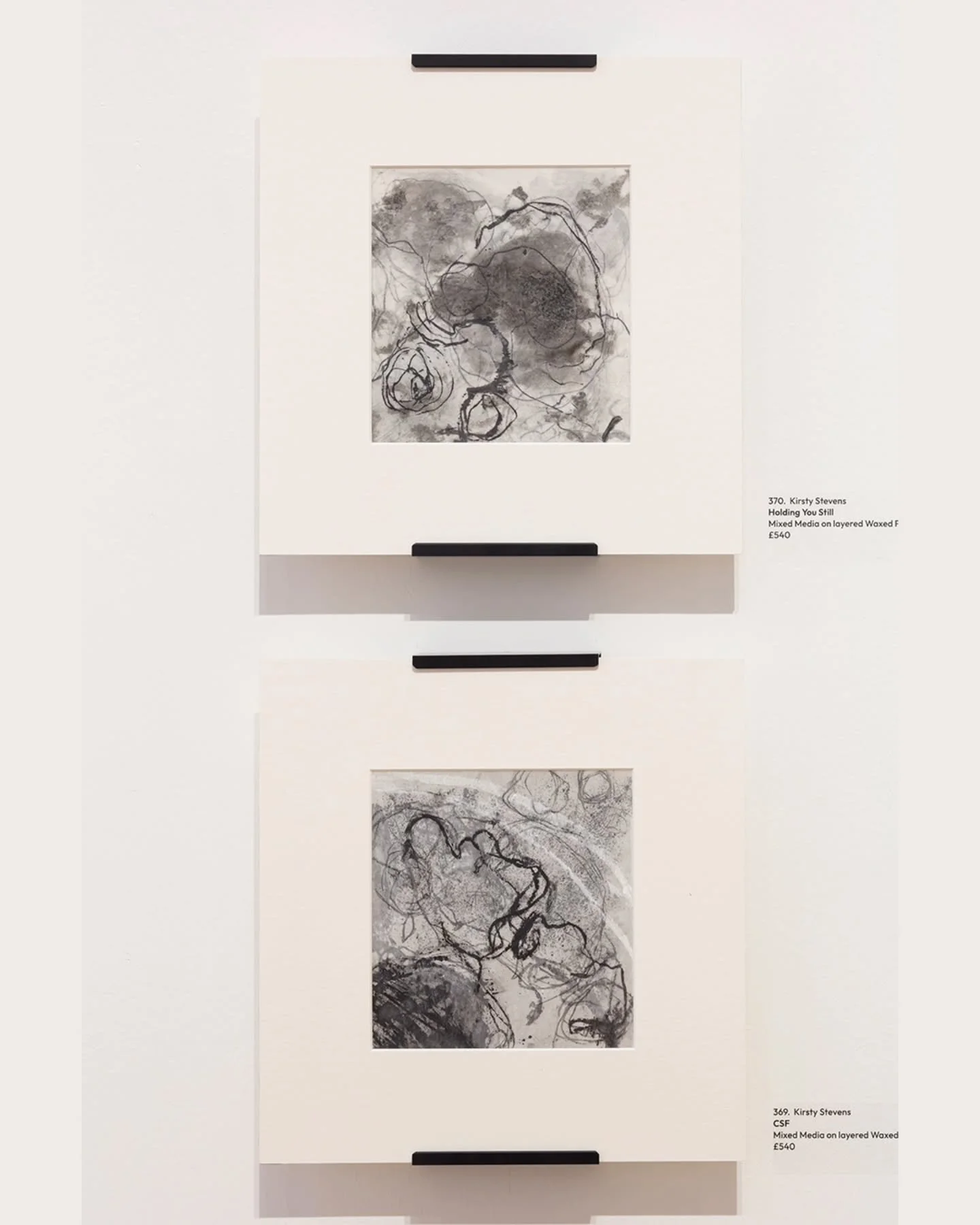 C ' E S T  M O I

These are the two works that were selected for  @visualartsscotland The Thread That Pulls, my 'self portrait' layered drawings, 'Holding You Still' (top) &amp; 'CSF' (bottom) that are in response to my own Radiology Report, each dep