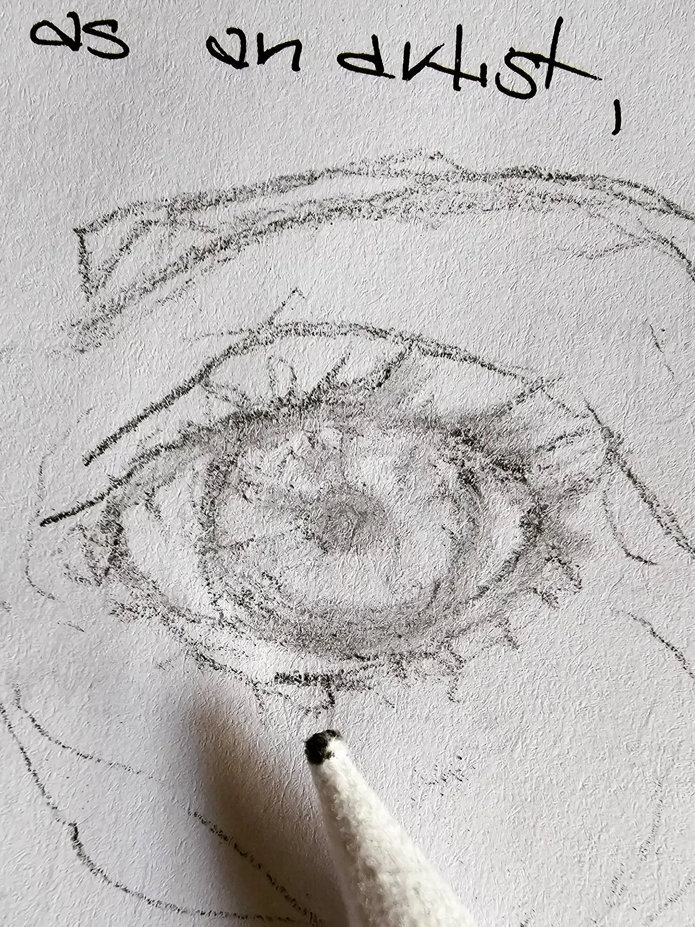 A S  A N  A R T I S T . . .

...any scrap of paper will do, especially when you have the urge to draw.

  I am currently in research mode for my new work, which  means active creativity is minimal, well in a pencil to paper way.
But over the past few